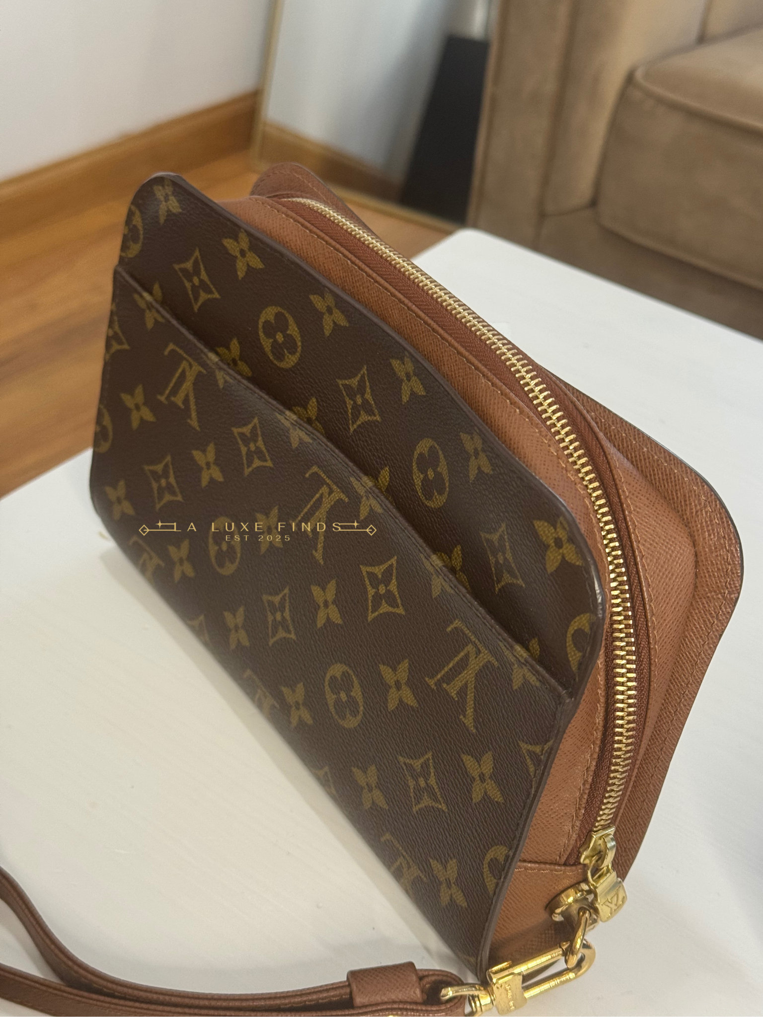LOUIS VUITTON Monogram Orsay Clutch