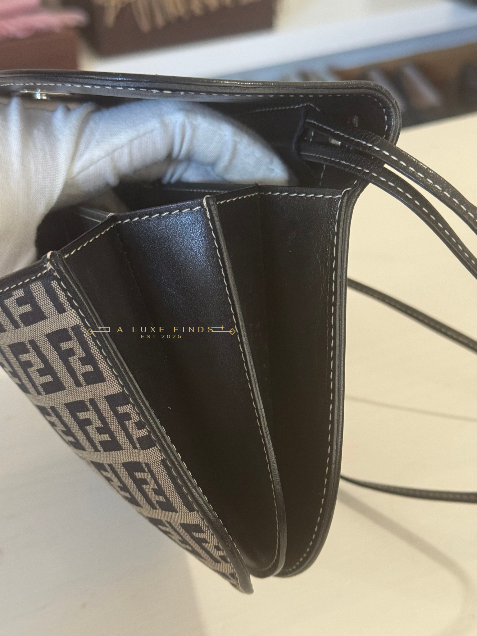 FENDI Zucca Two Way Bag