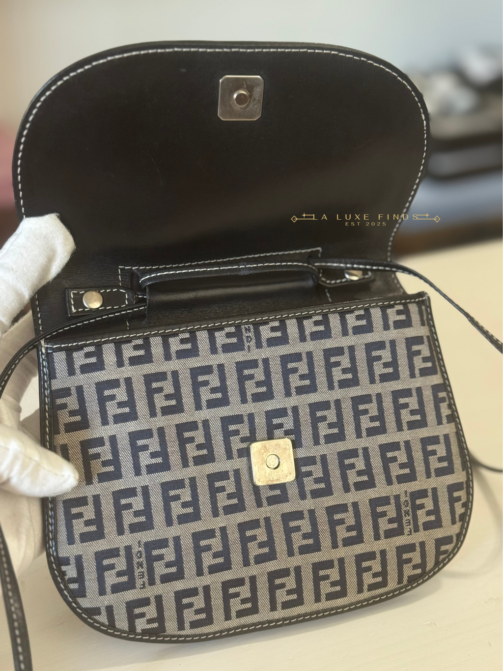 FENDI Zucca Two Way Bag