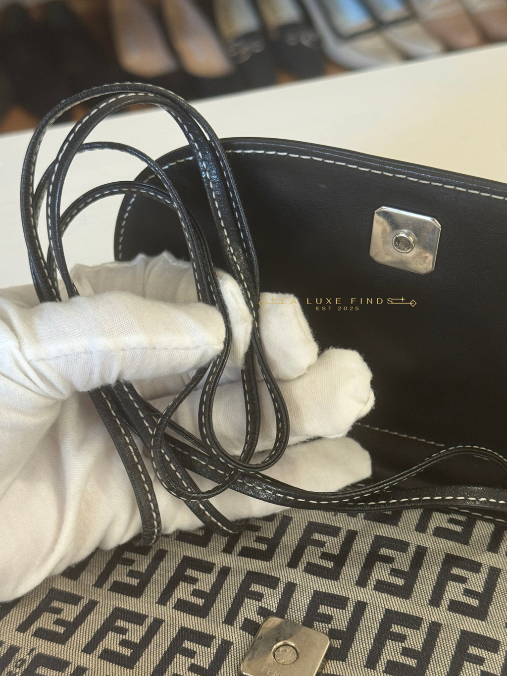 FENDI Zucca Two Way Bag