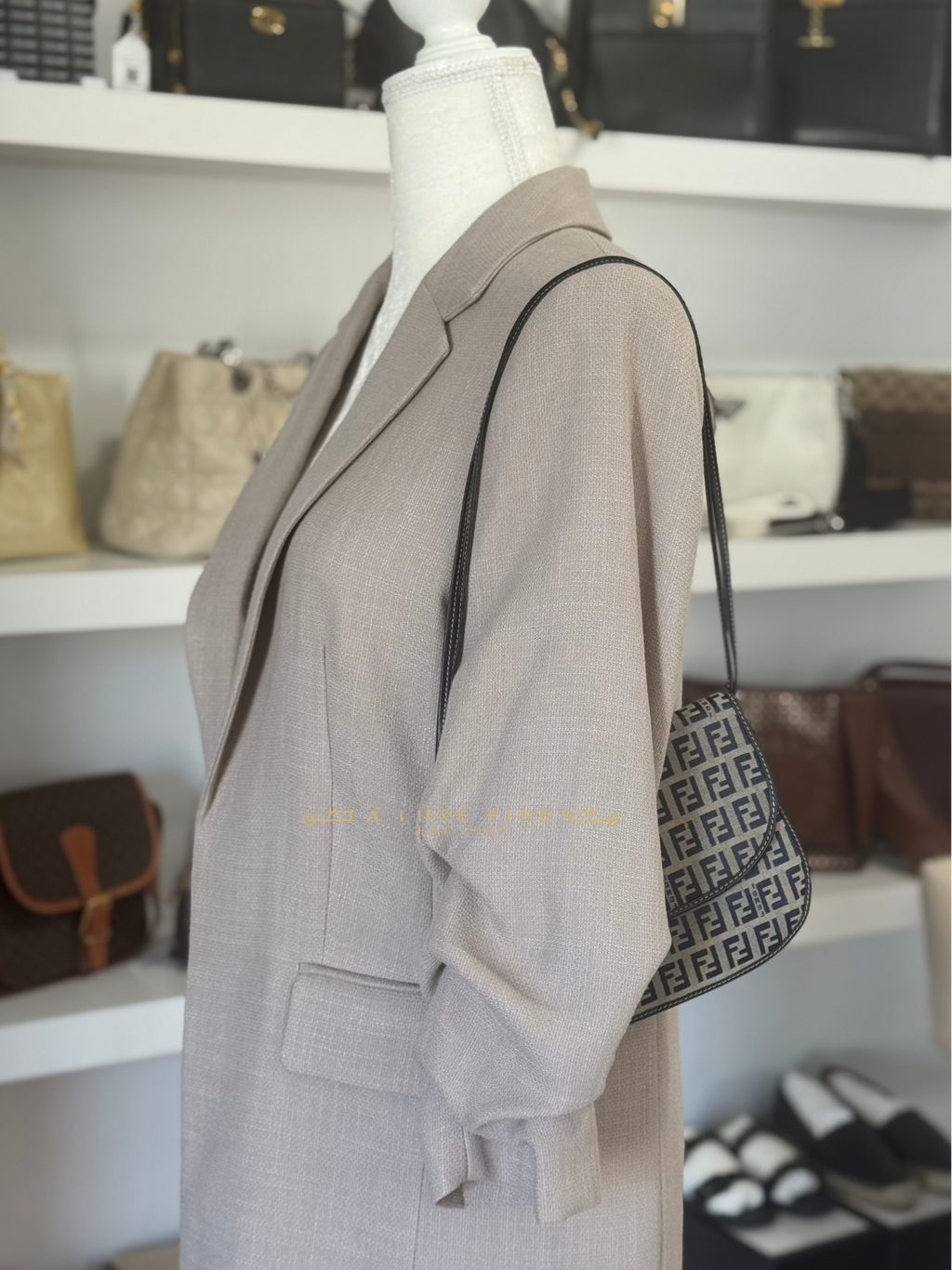 FENDI Zucca Two Way Bag
