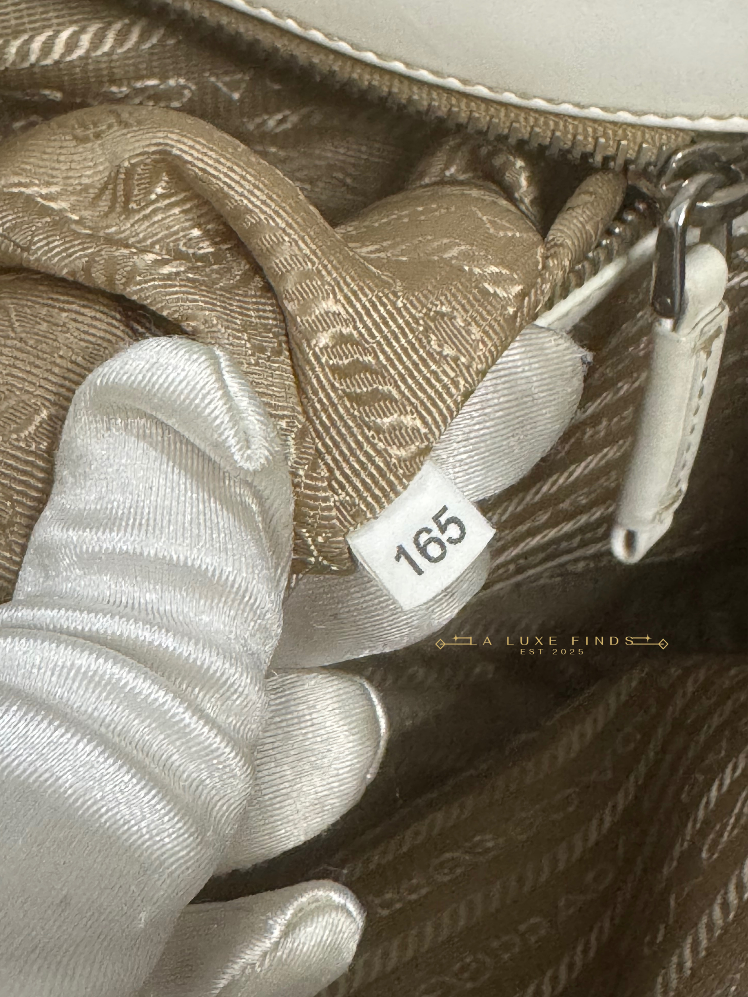 PRADA Logo Jacquard 2-way Bag