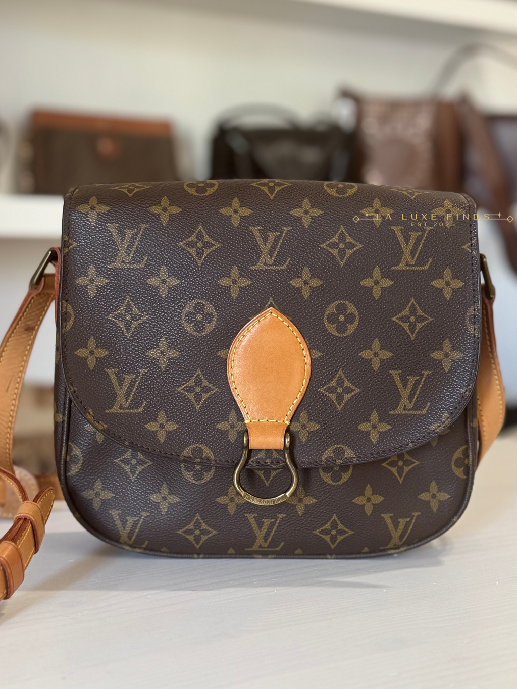 LOUIS VUITTON 1990 Monogram Saint Cloud GM