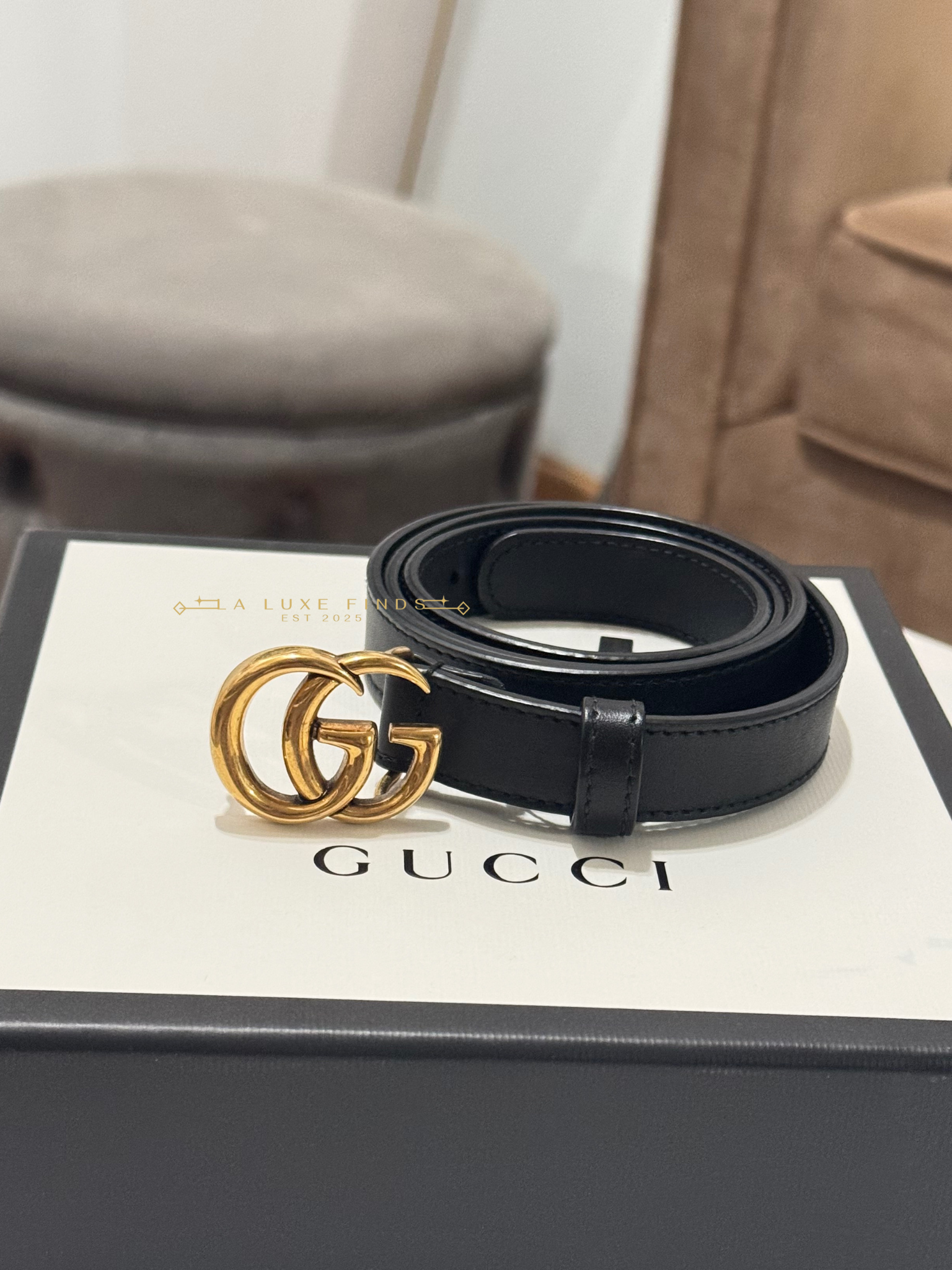 GUCCI Marmont Thin Belt