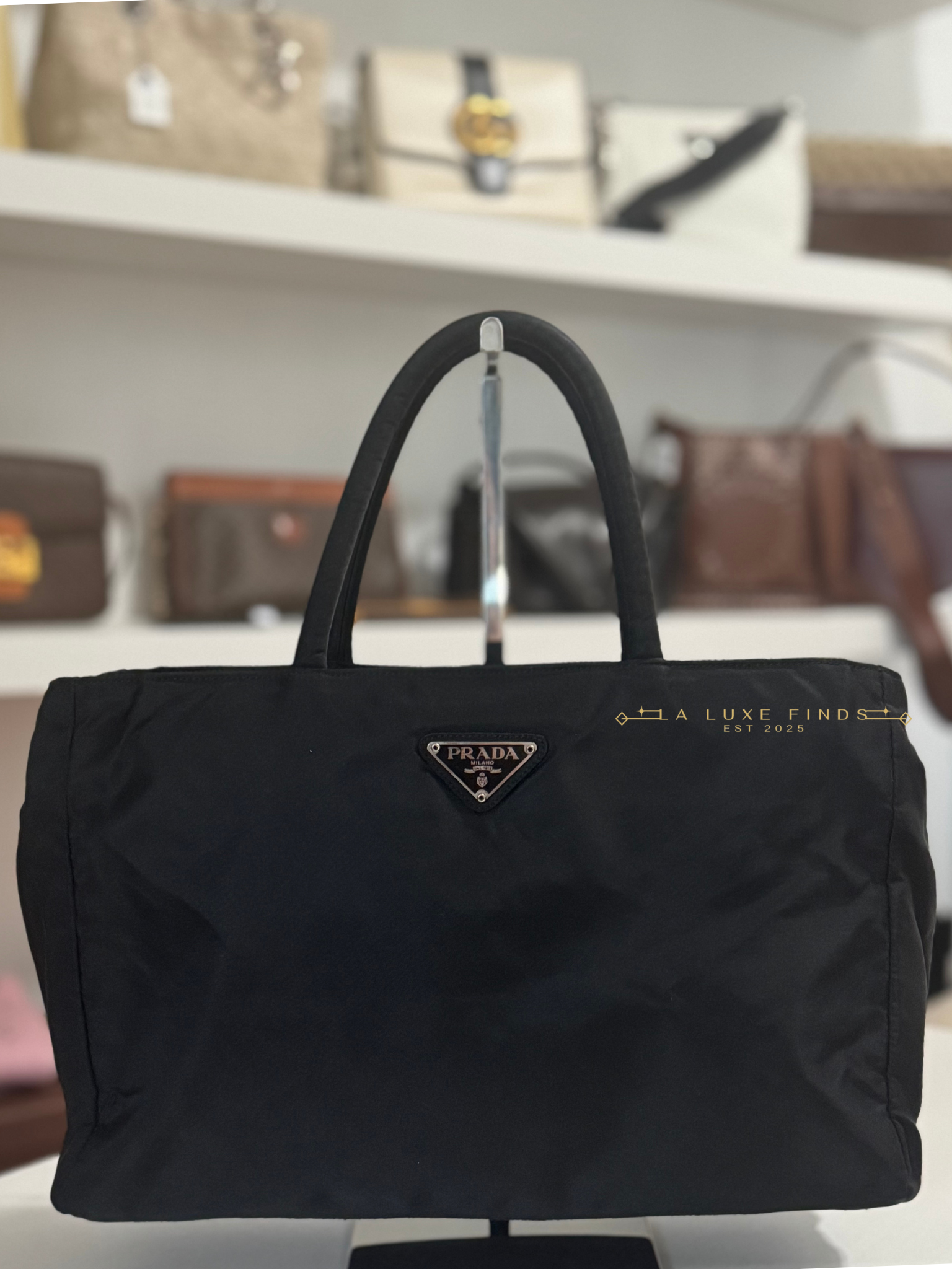 PRADA Tessuto City Top Handle