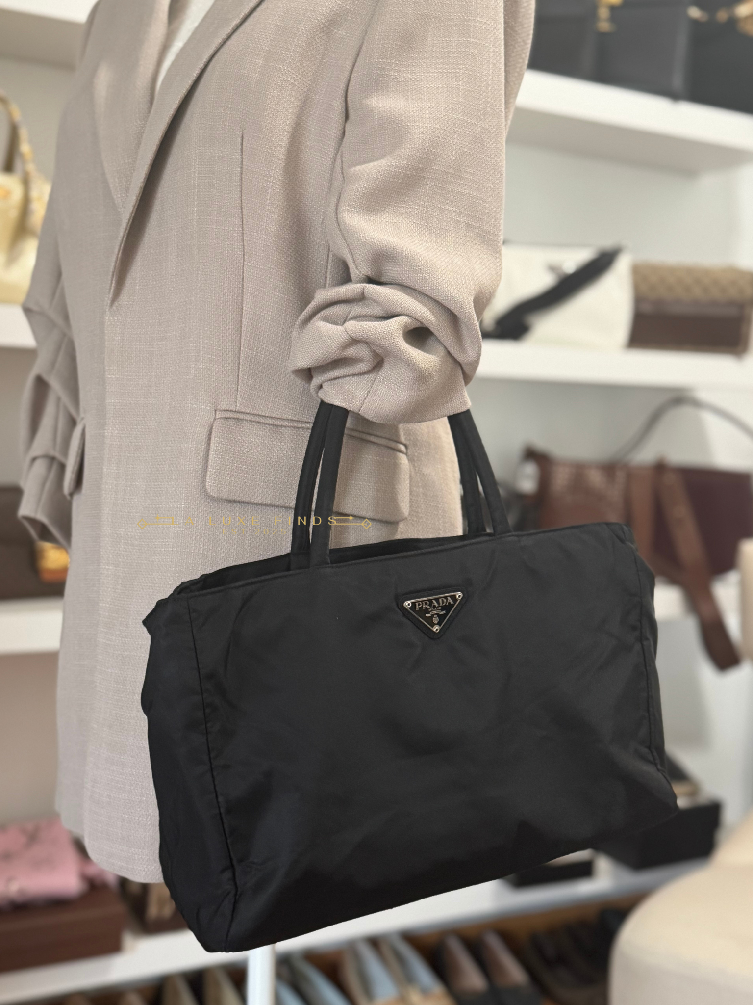 PRADA Tessuto City Top Handle