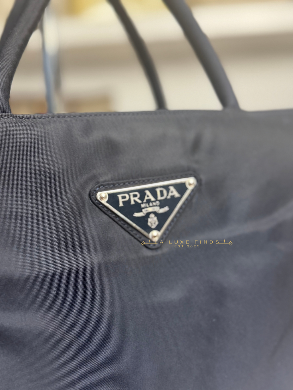 PRADA Tessuto City Zip Top Handle