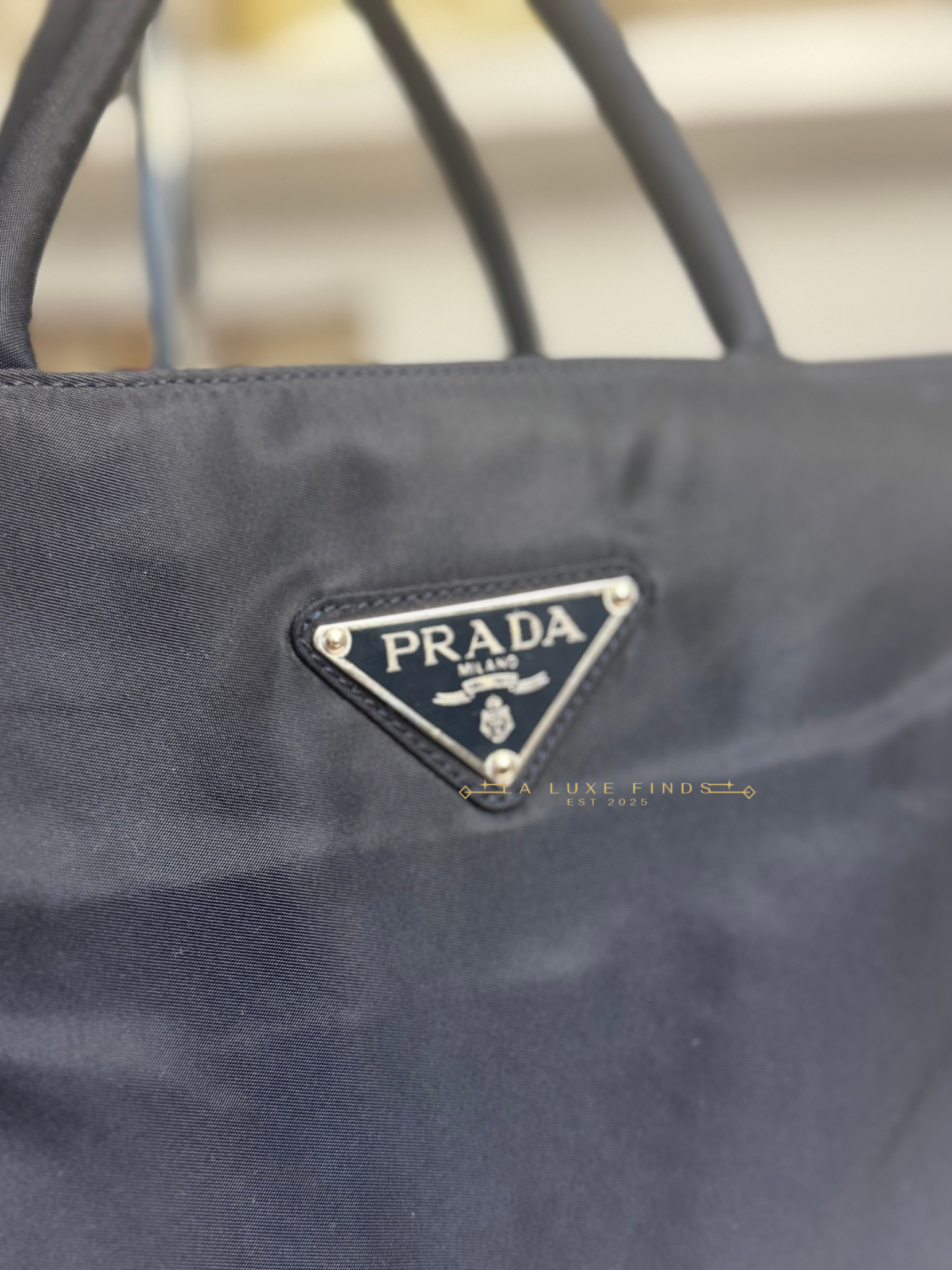 PRADA Tessuto City Zip Top Handle