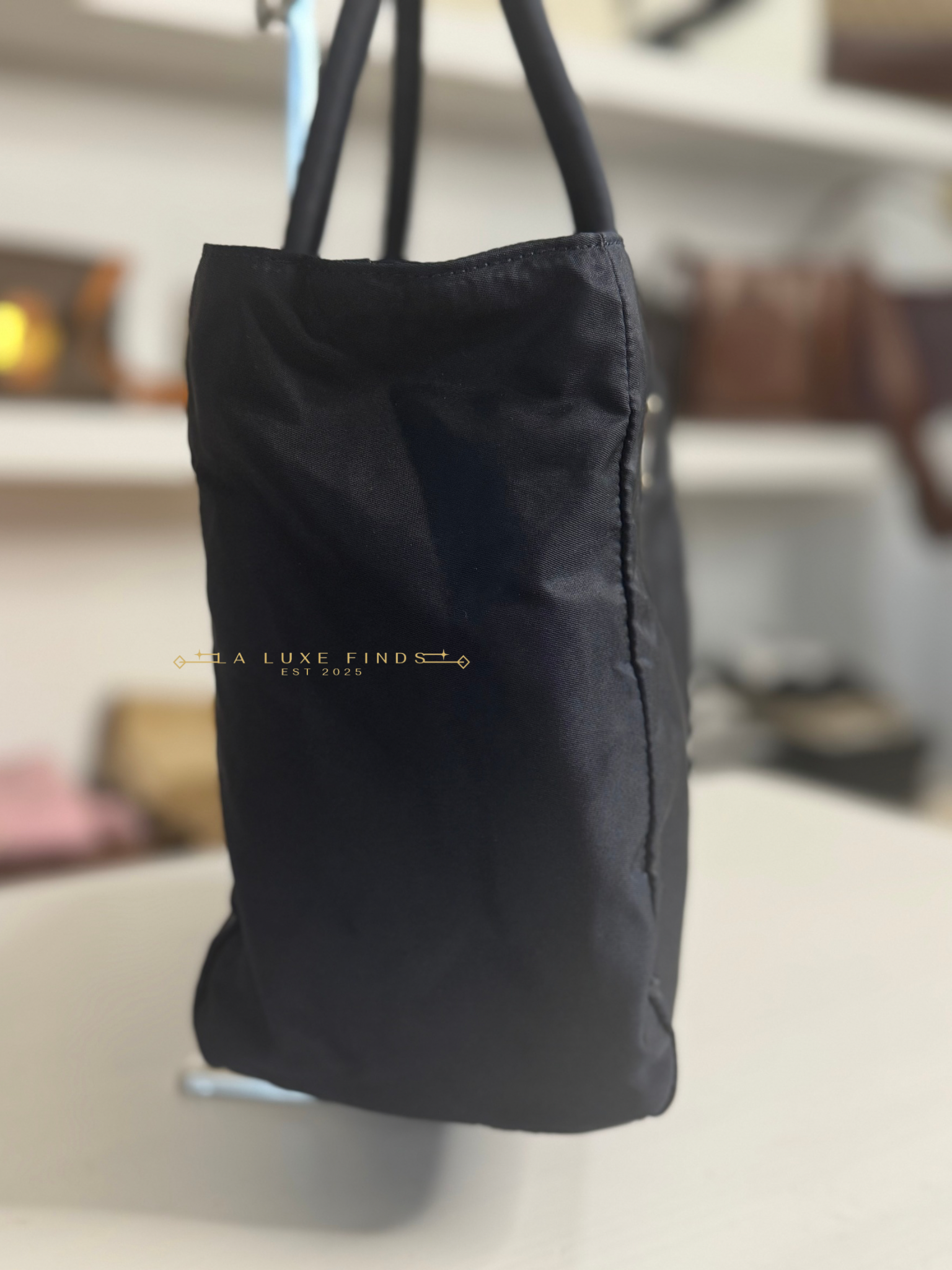 PRADA Tessuto City Zip Top Handle