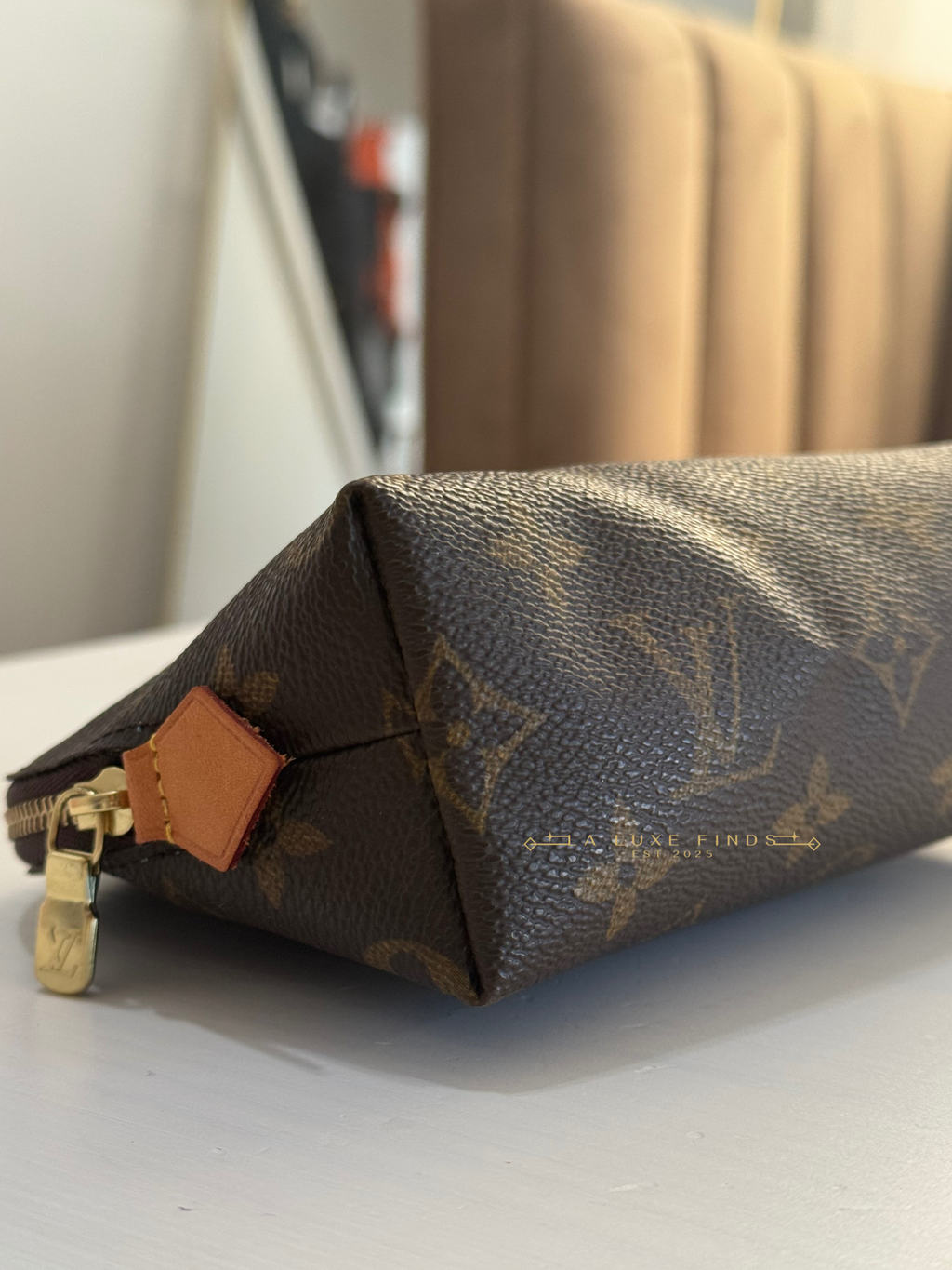 LOUIS VUITTON Monogram Cosmetic Pouch