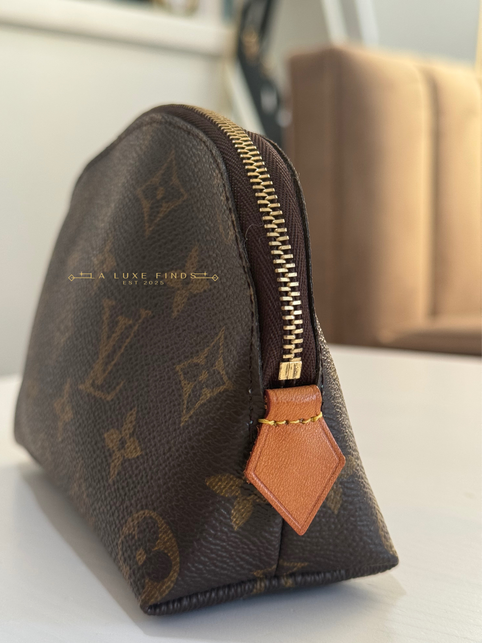 LOUIS VUITTON Monogram Cosmetic Pouch