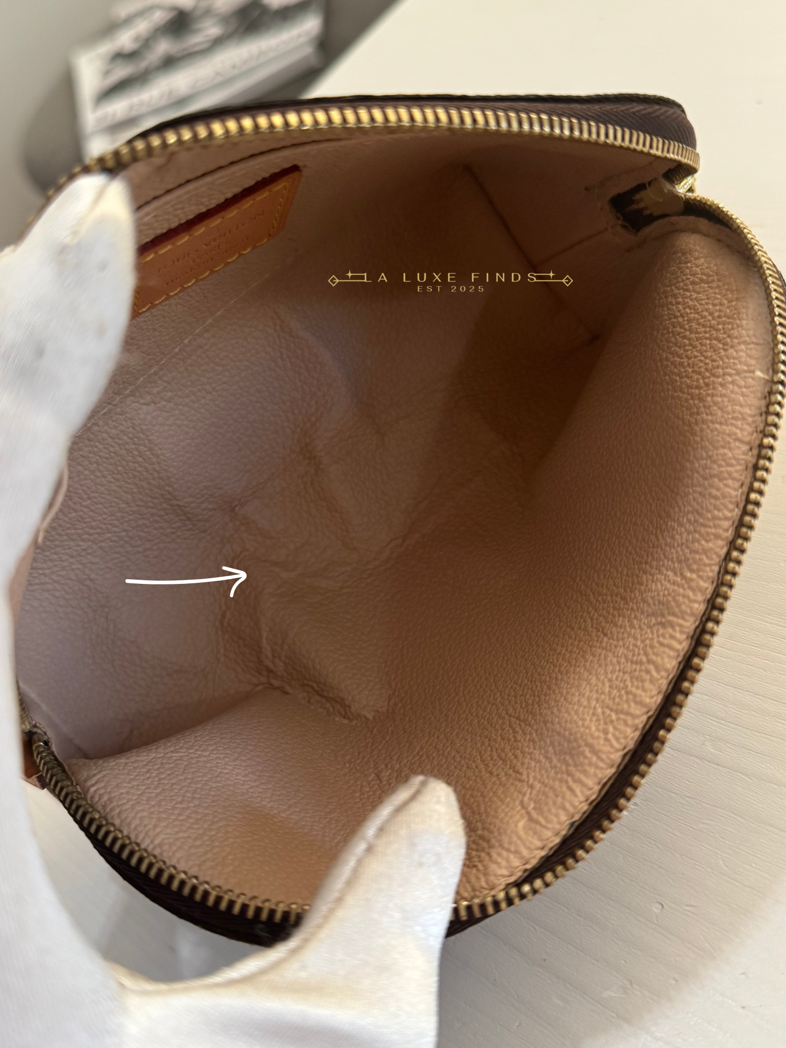 LOUIS VUITTON Monogram Cosmetic Pouch