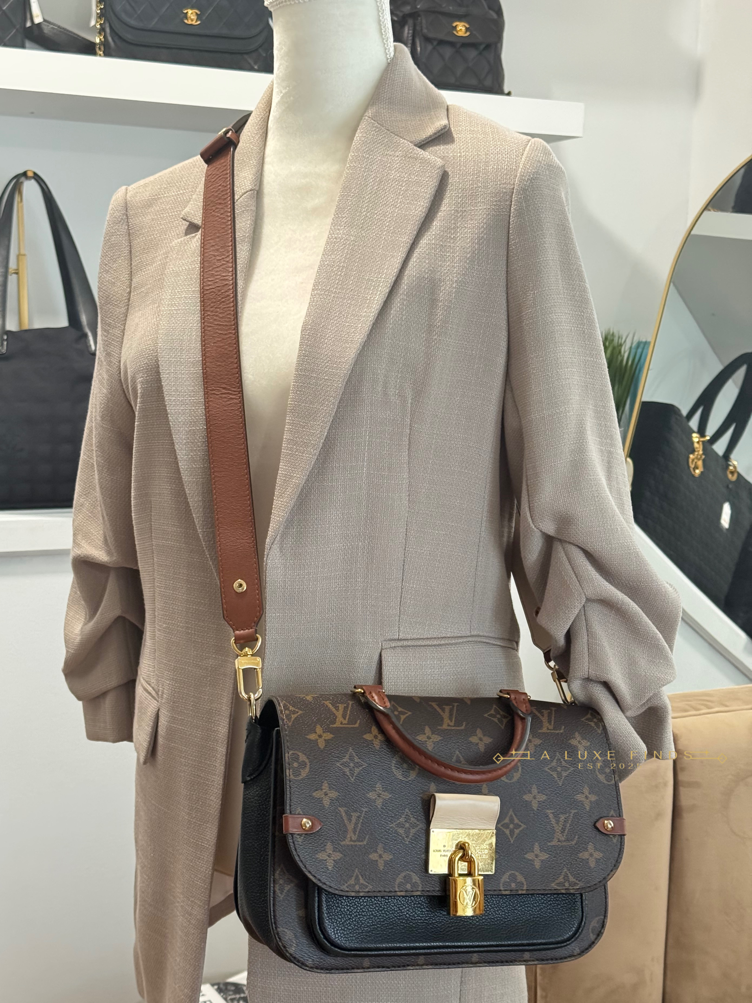 LOUIS VUITTON Monogram Vaugirard PM 2-Way Bag