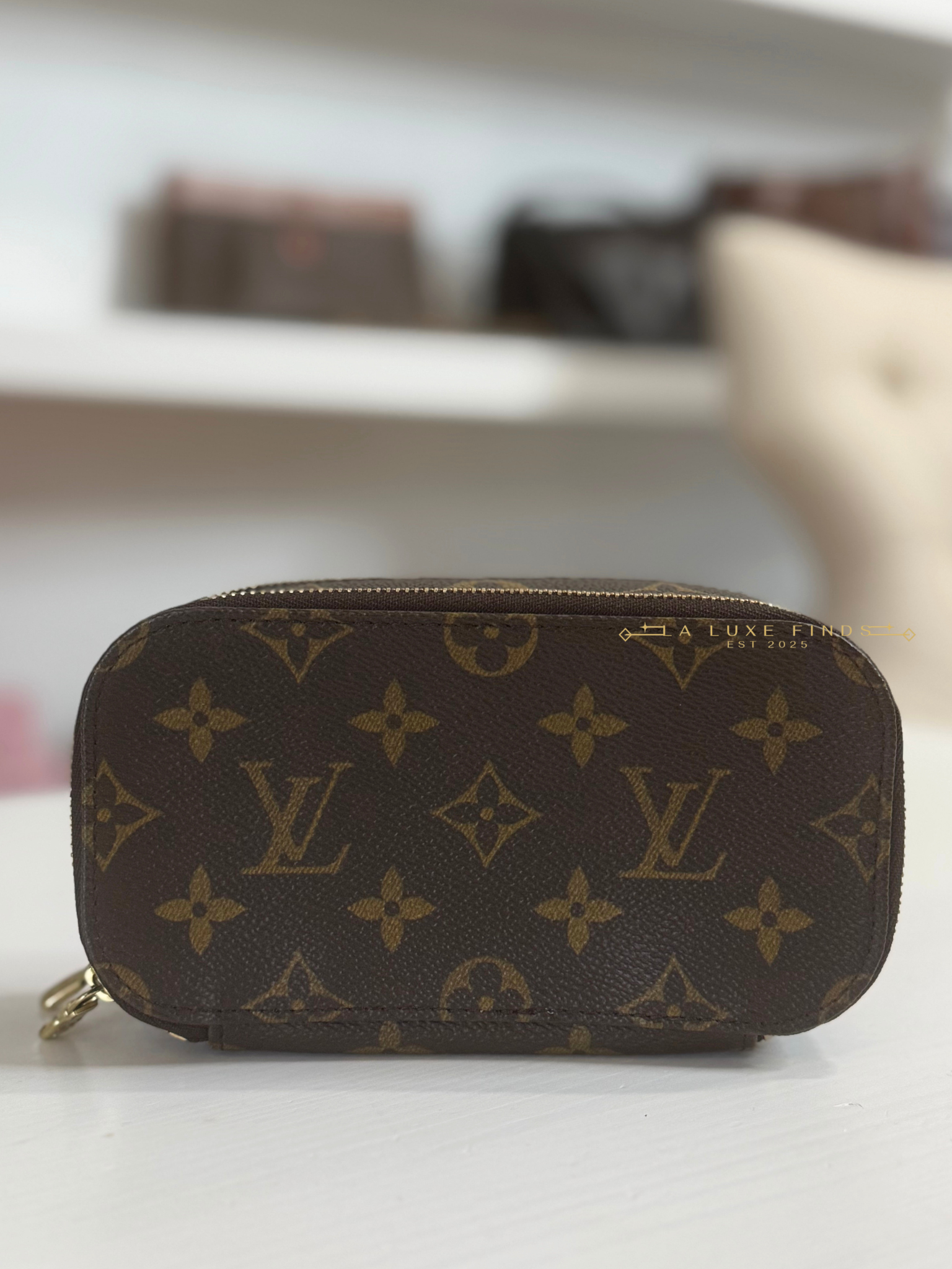 LOUIS VUITTON 2002 Monogram Monte-Carlo Jewelry Case