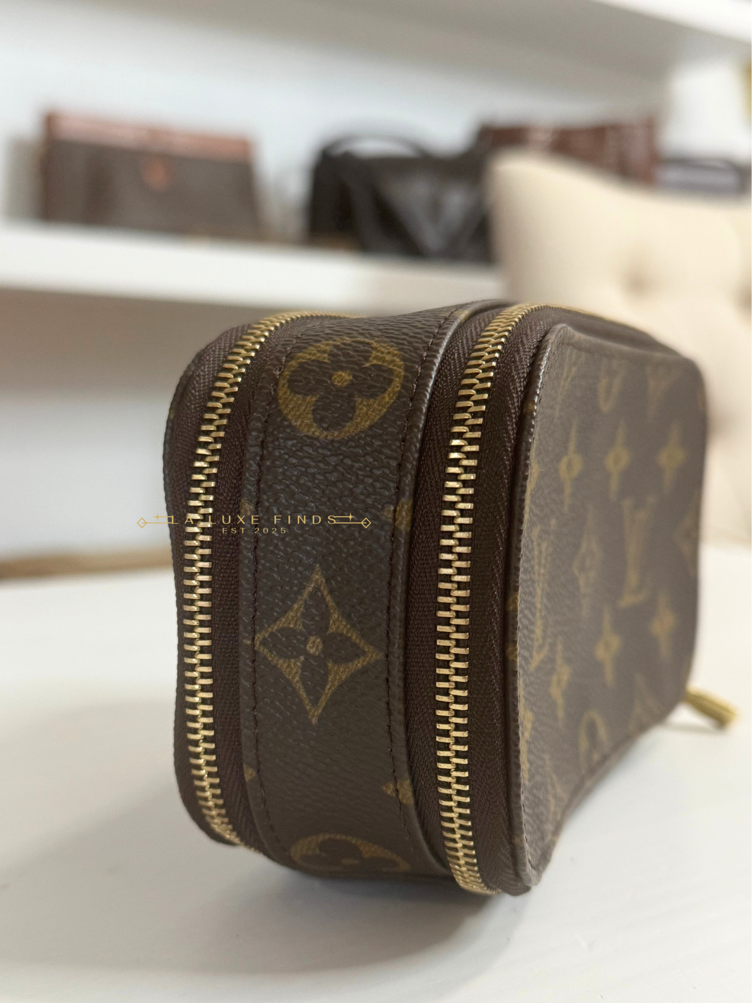 LOUIS VUITTON 2002 Monogram Monte-Carlo Jewelry Case