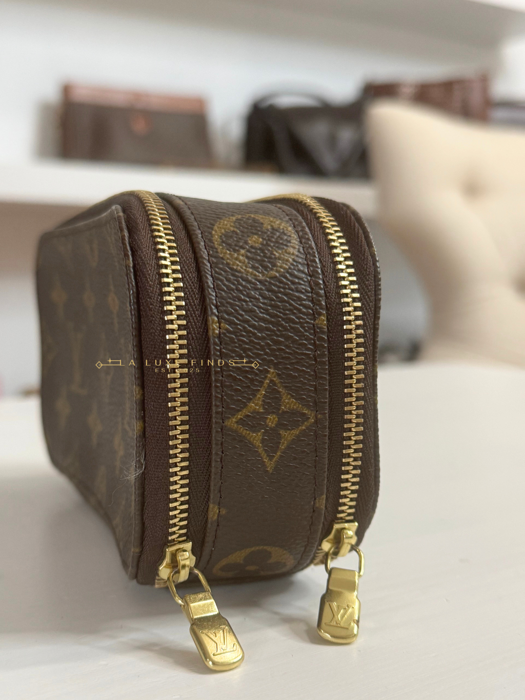 LOUIS VUITTON 2002 Monogram Monte-Carlo Jewelry Case