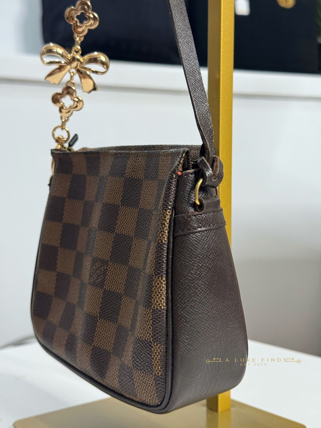 LOUIS VUITTON Damier Ebene Trousse