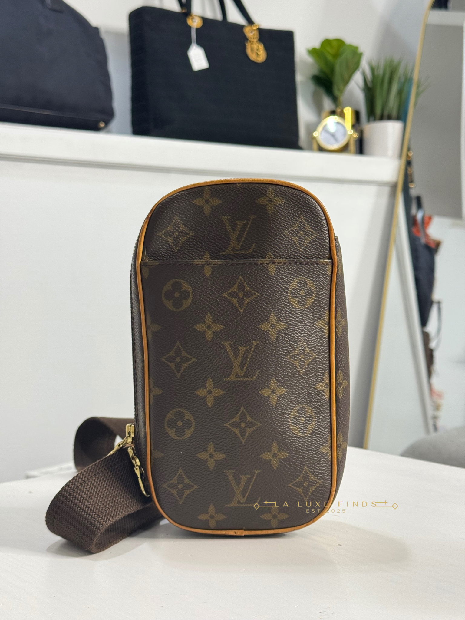 LOUIS VUITTON Gange Monogram Body Bag