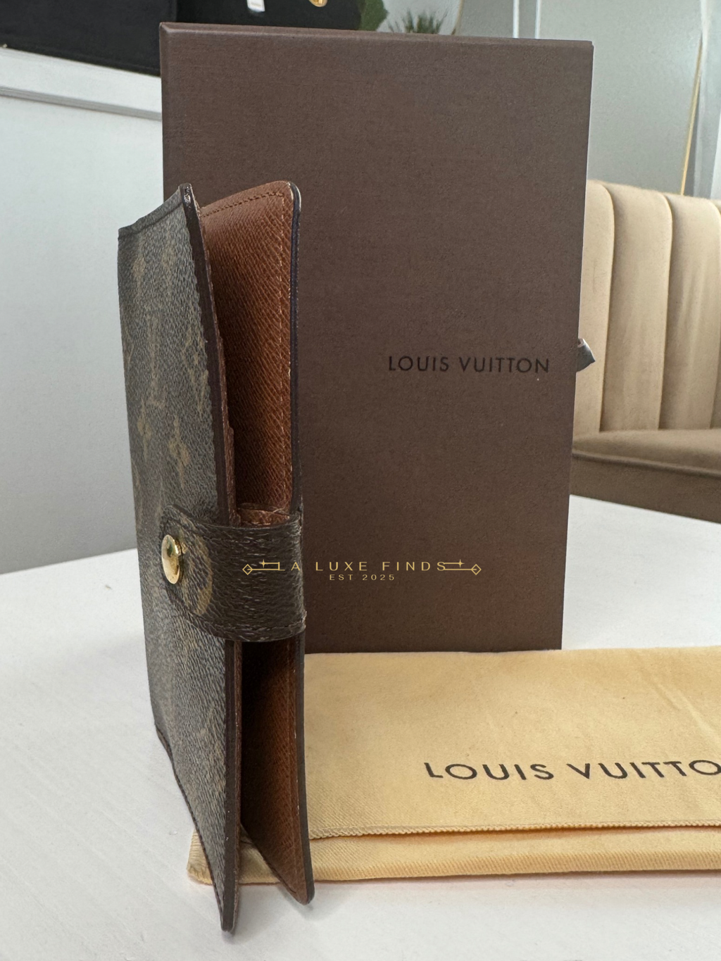 LOUIS VUITTON Monogram Agenda PM Cover
