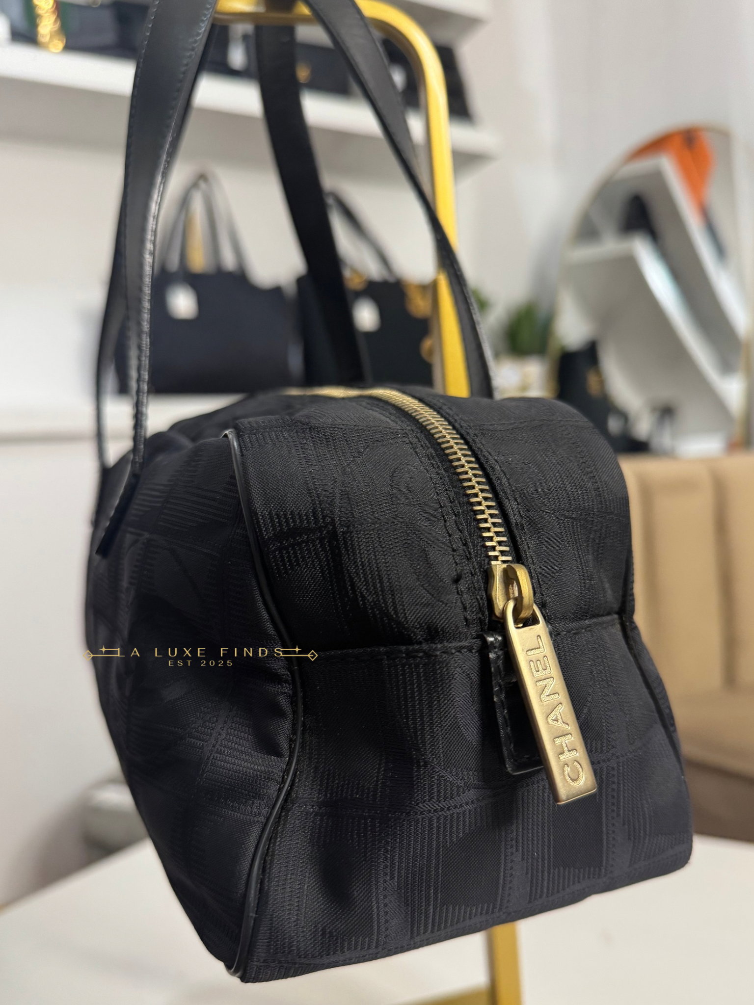 CHANEL Travel Line Boston Bag