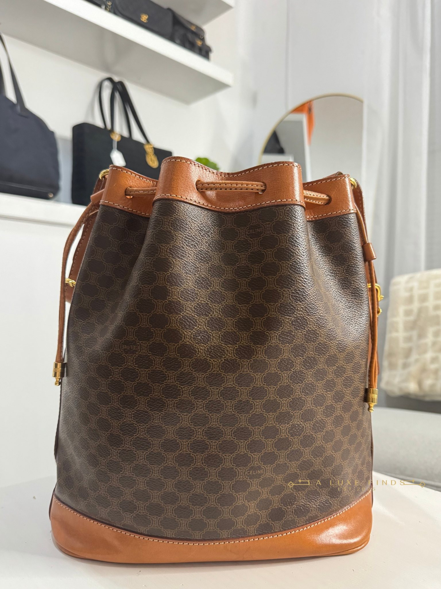 CELINE Macadam Bucket Bag