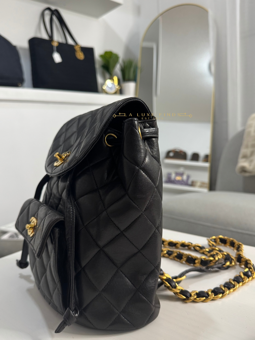 CHANEL Lambskin Duma Backpack