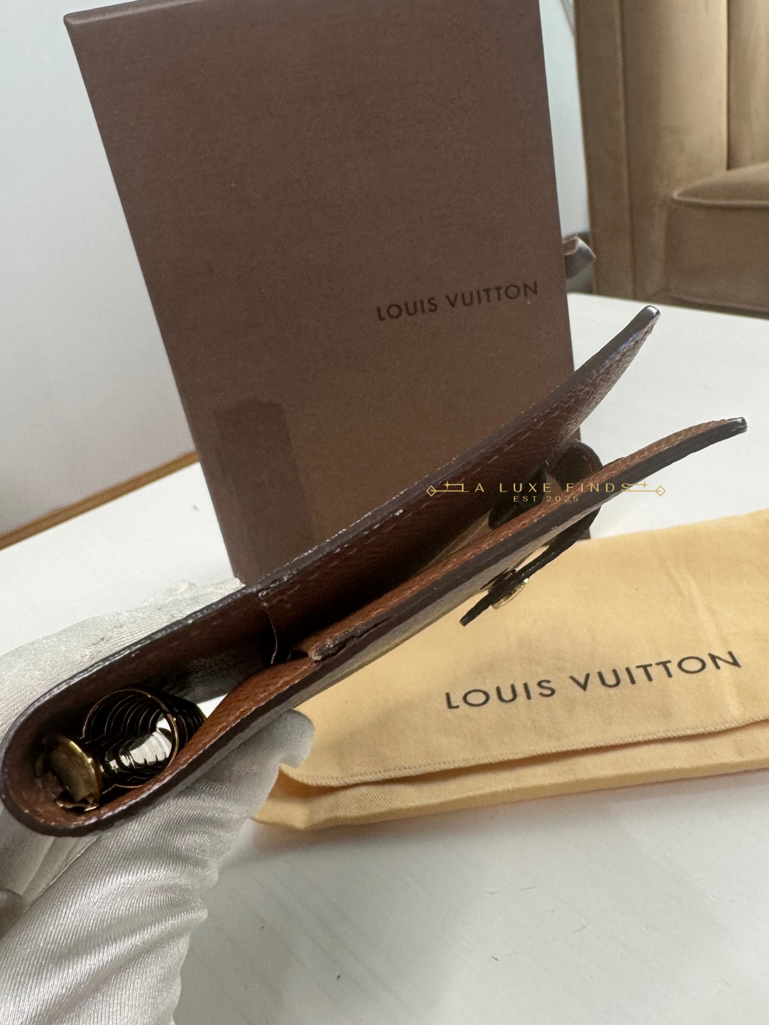 LOUIS VUITTON Monogram Agenda PM Cover