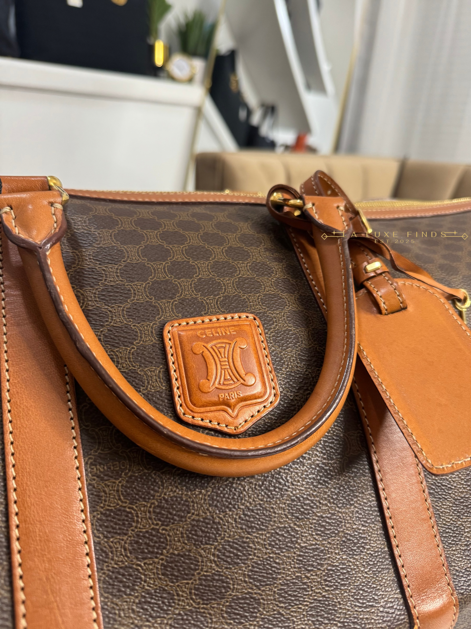 CELINE Macadam Boston Bag 60