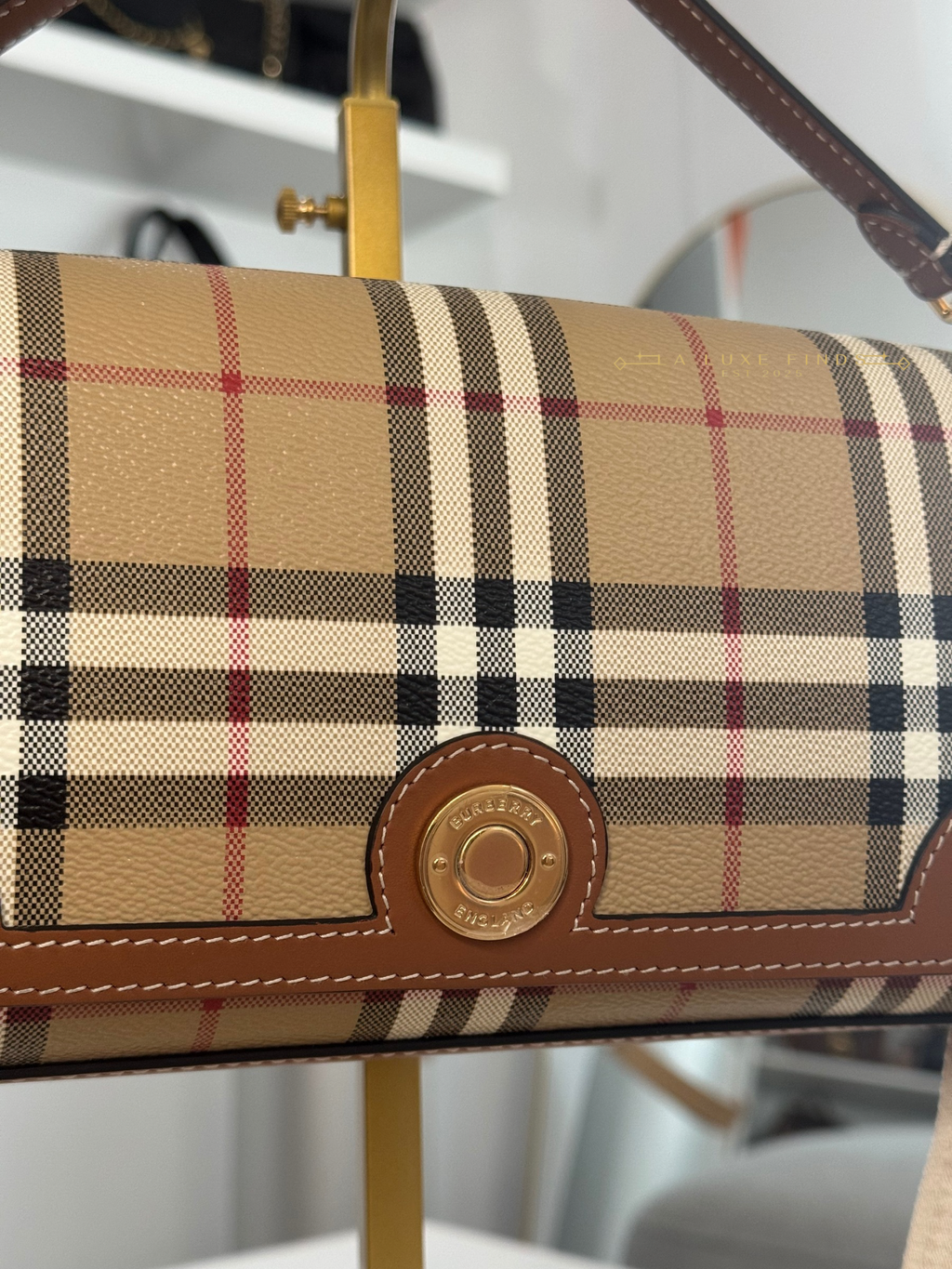 BURBERRY Top Handle Note Bag