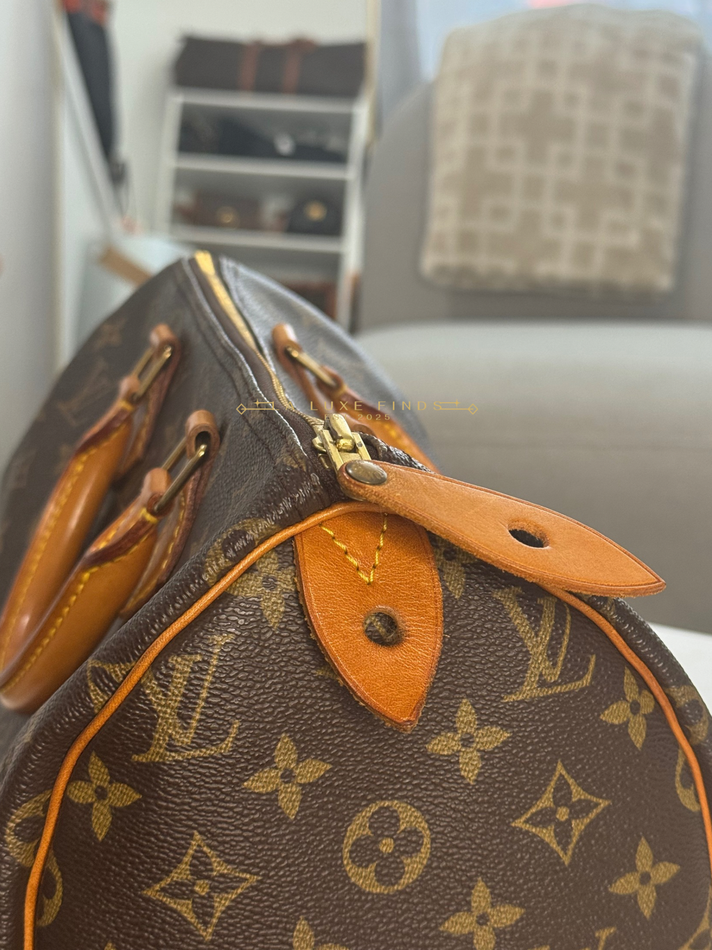 LOUIS VUITTON Monogram Speedy 30
