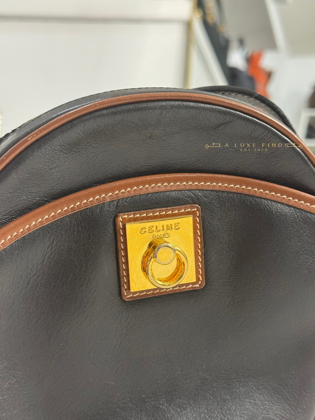 CELINE Half Moon Crossbody Bag