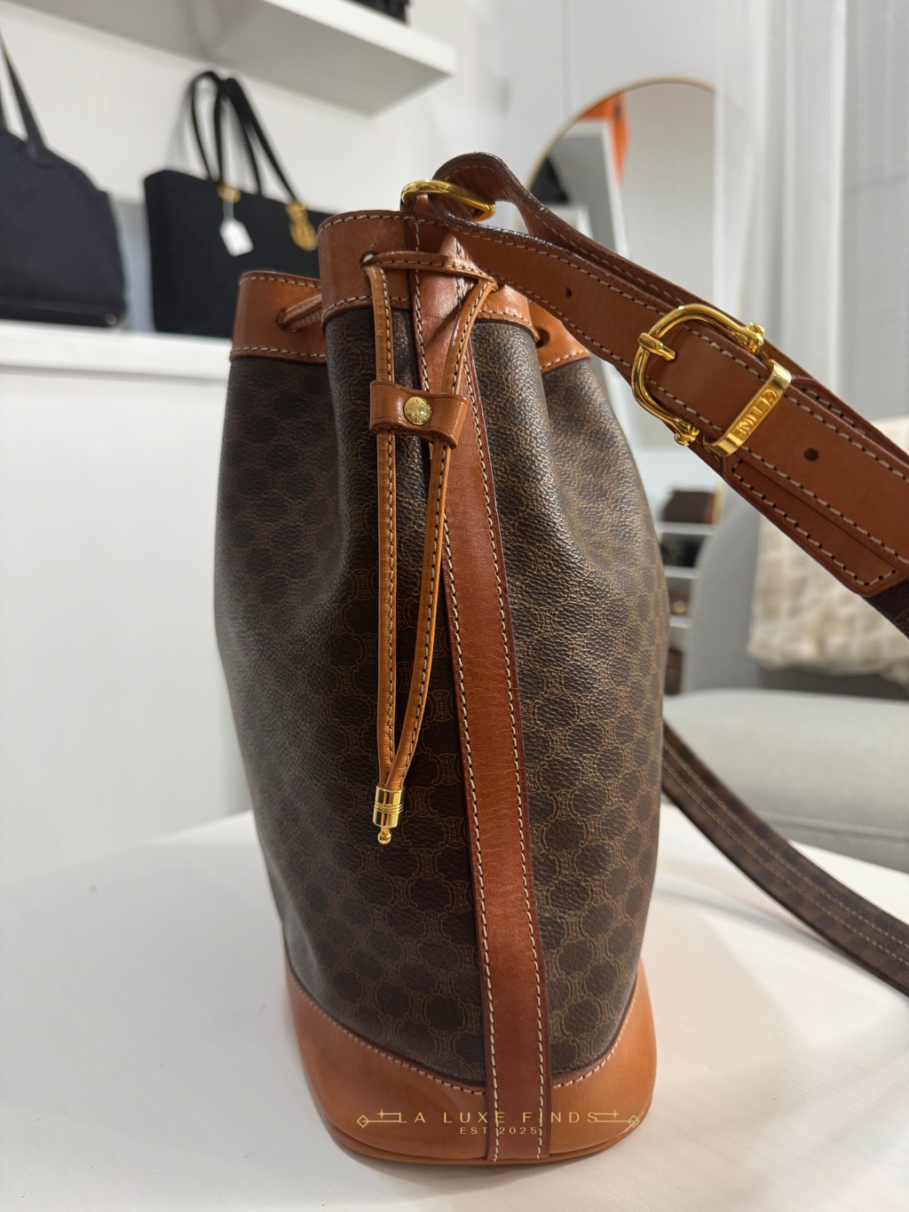 CELINE Macadam Bucket Bag