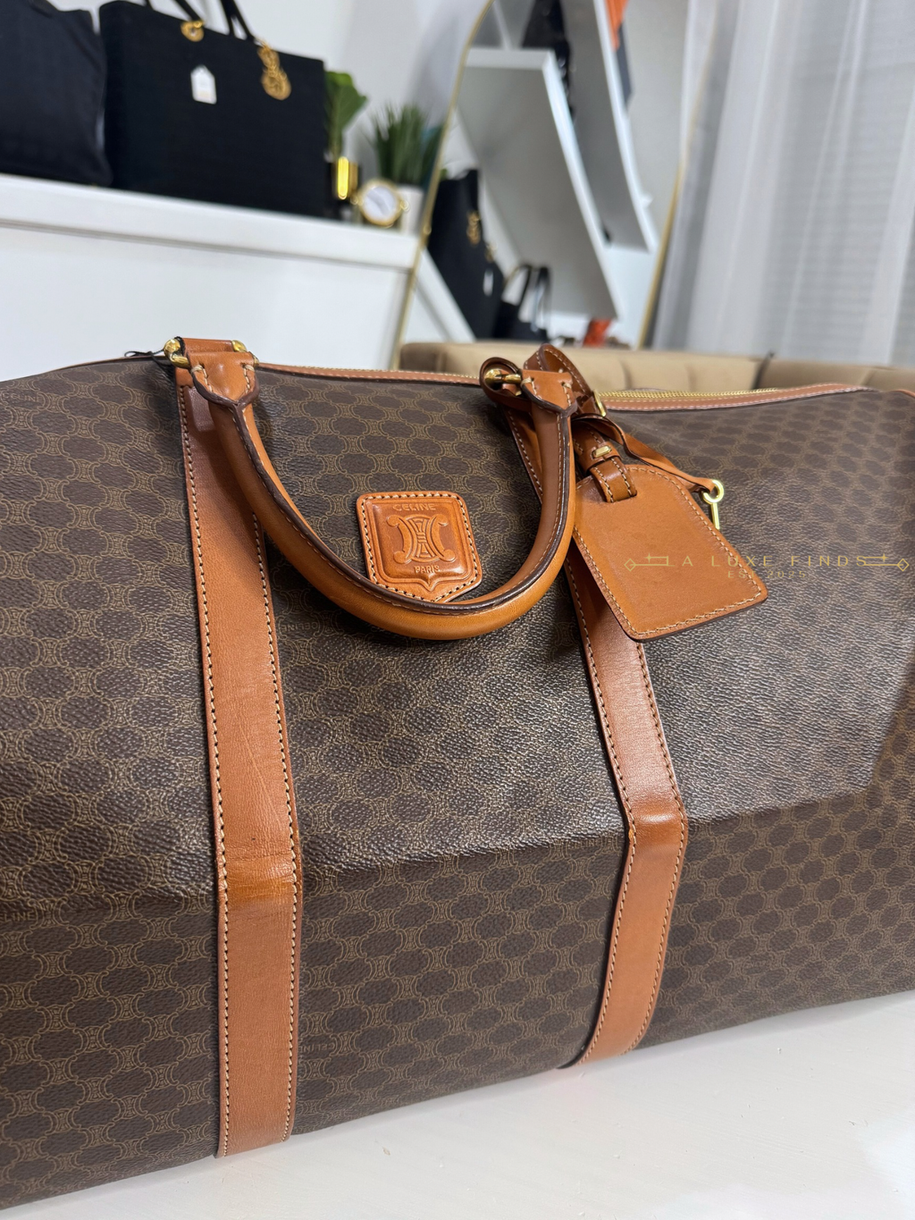 CELINE Macadam Boston Bag 60