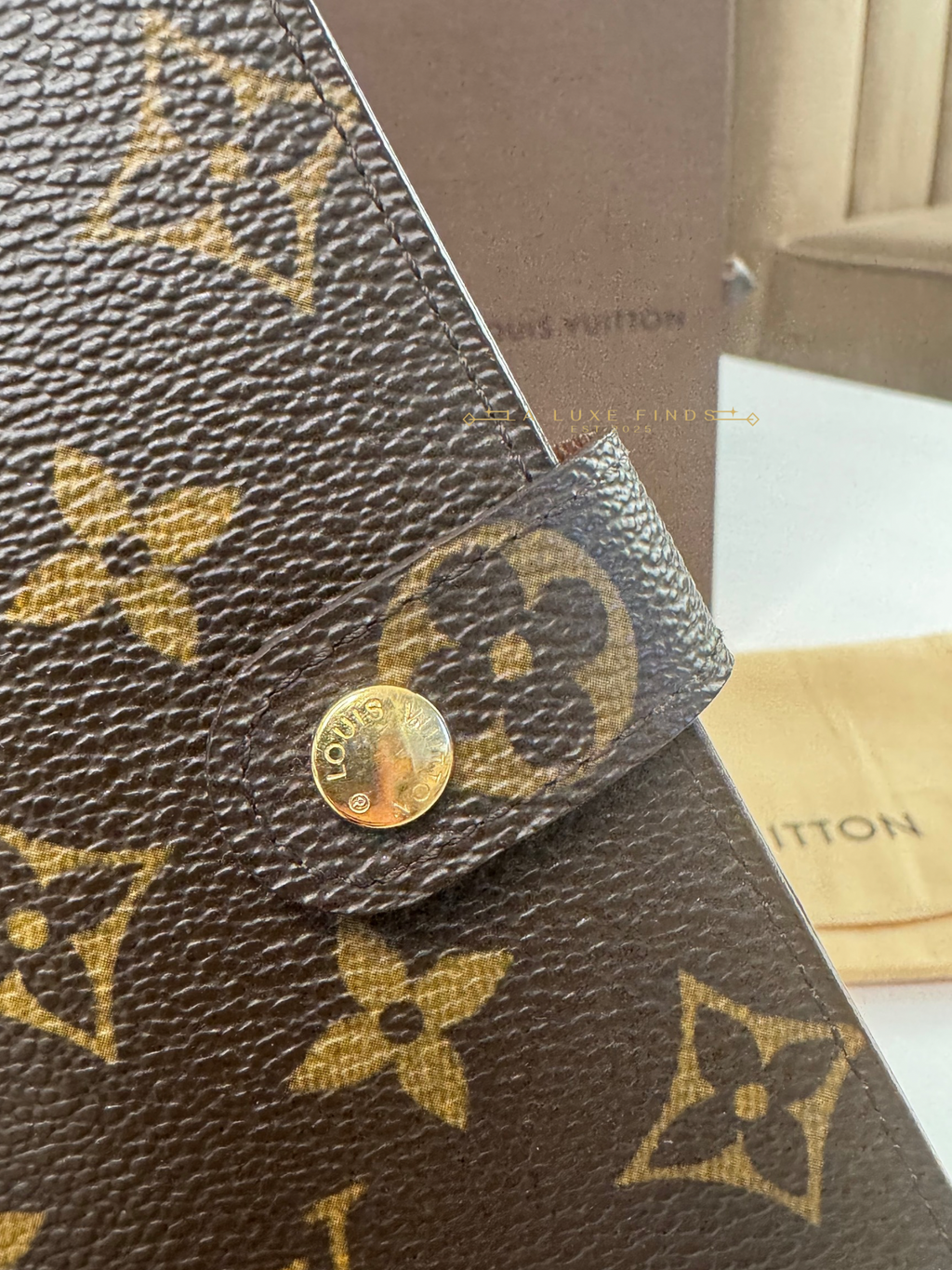 LOUIS VUITTON Monogram Agenda PM Cover