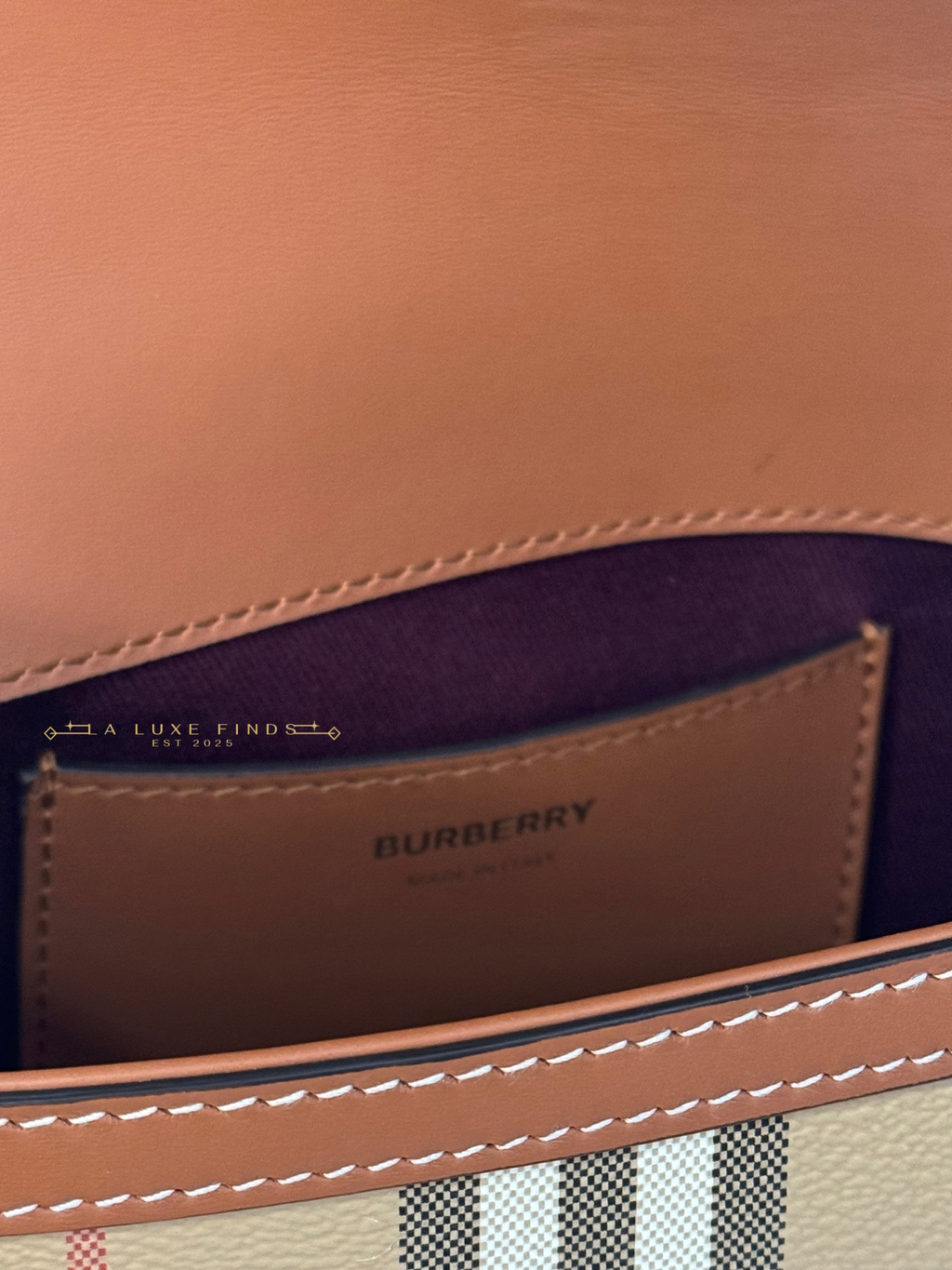 BURBERRY Top Handle Note Bag