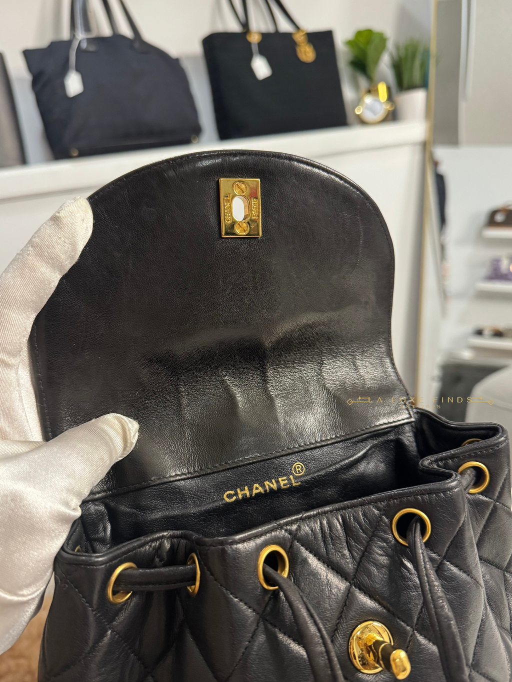 CHANEL Lambskin Duma Backpack