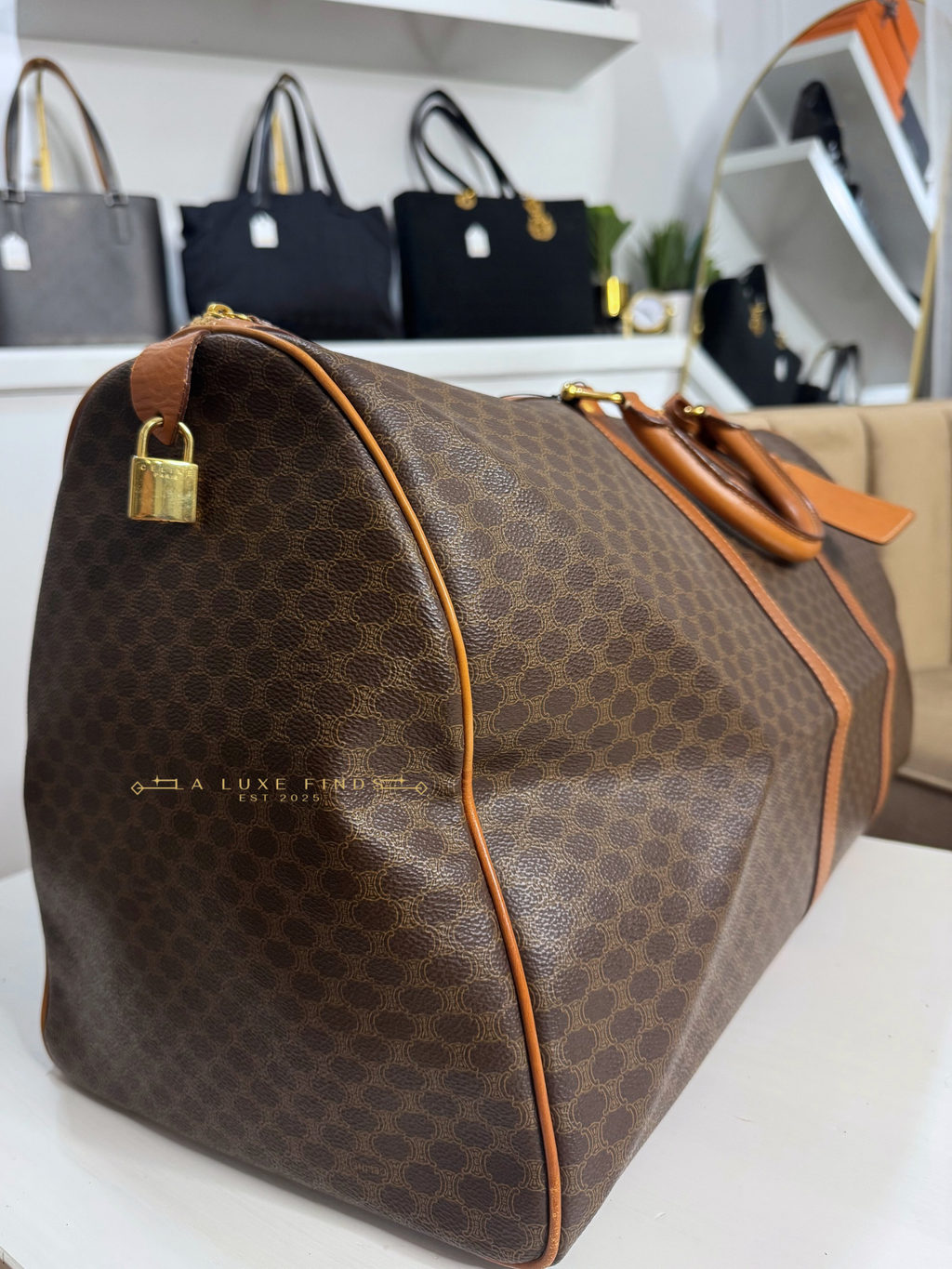 CELINE Macadam Boston Bag 60