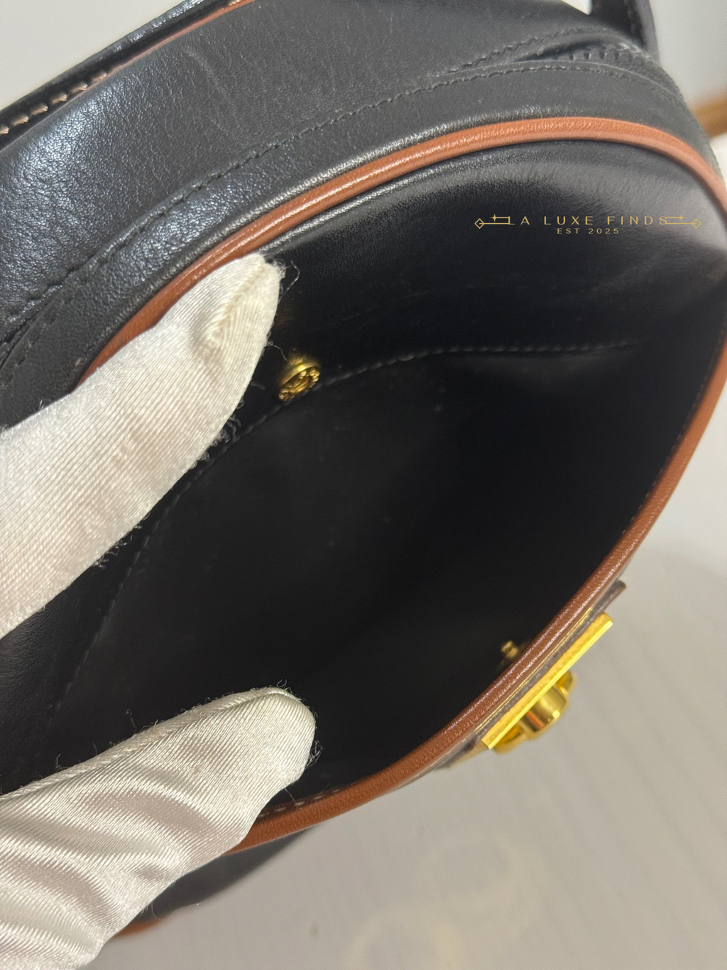 CELINE Half Moon Crossbody Bag