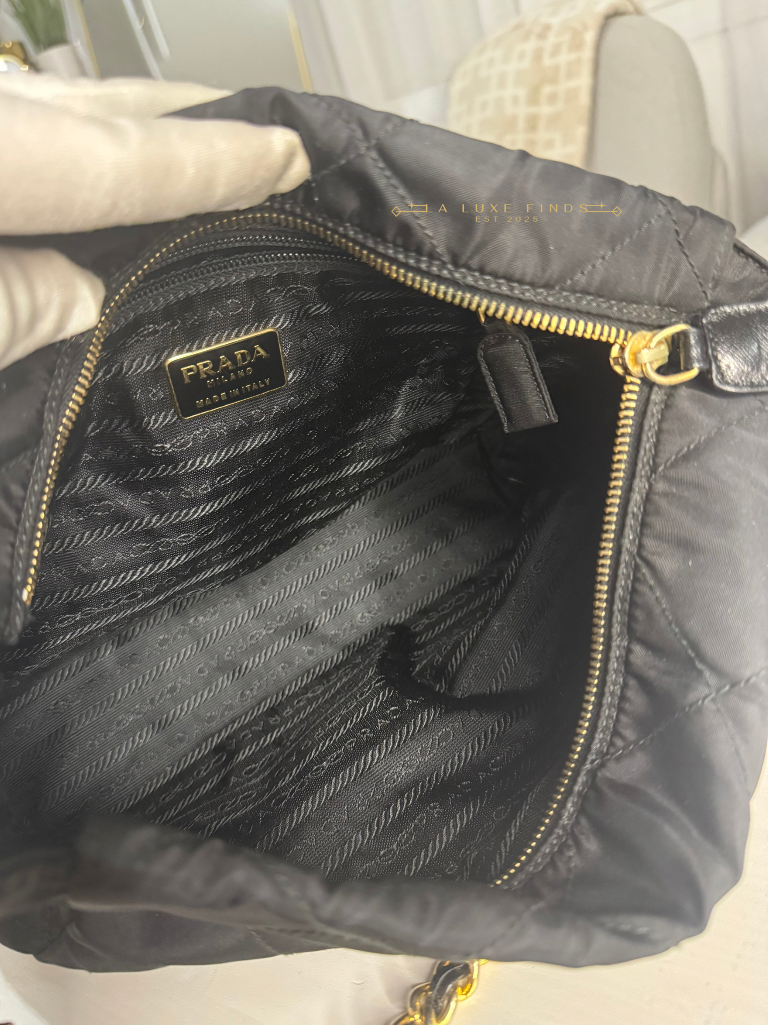 PRADA Tessuto Nylon Flap