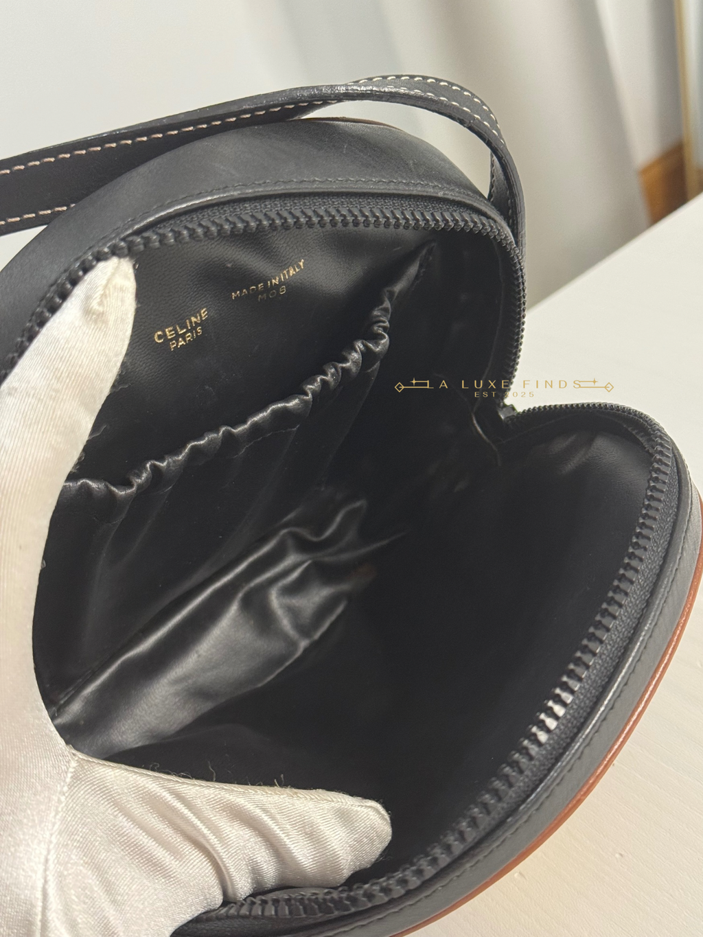 CELINE Half Moon Crossbody Bag