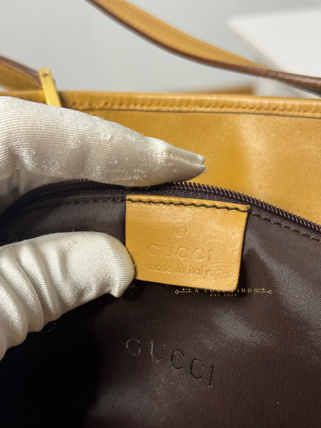 GUCCI GG Canvas Bucket Shopping Tote