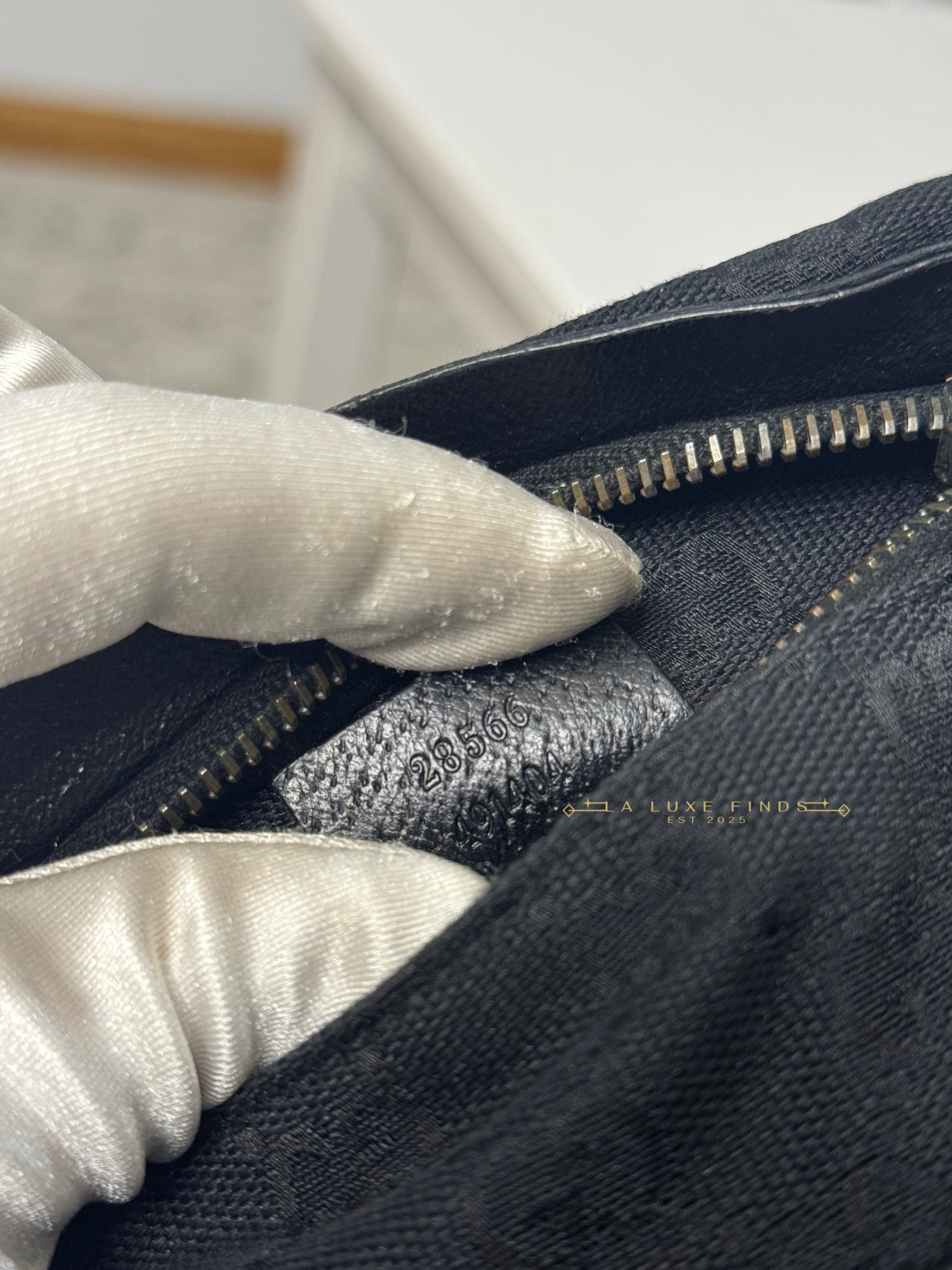 GUCCI GG Canvas Double Pocket Belt Bag