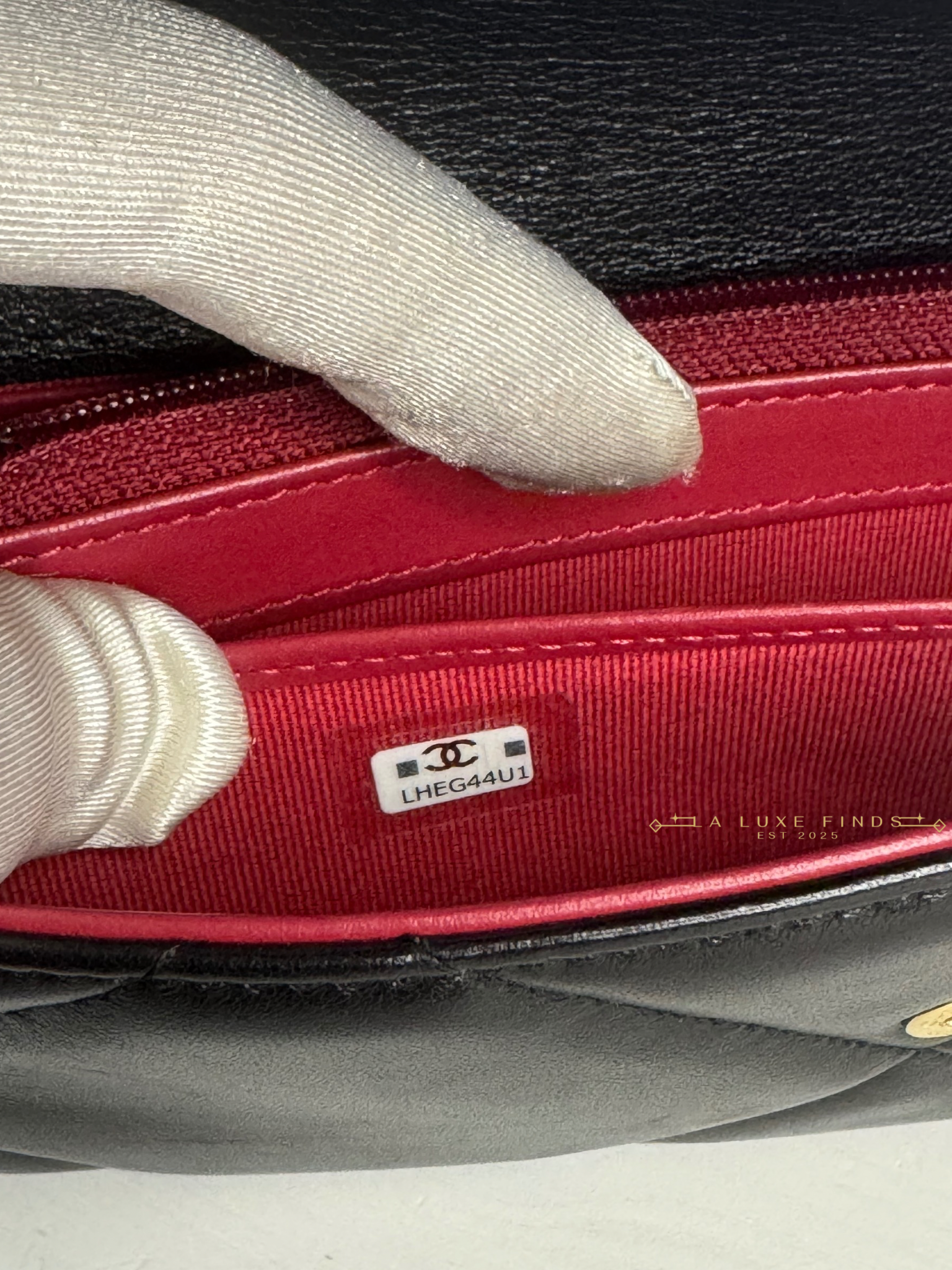 CHANEL 19 Lambskin Long Wallet