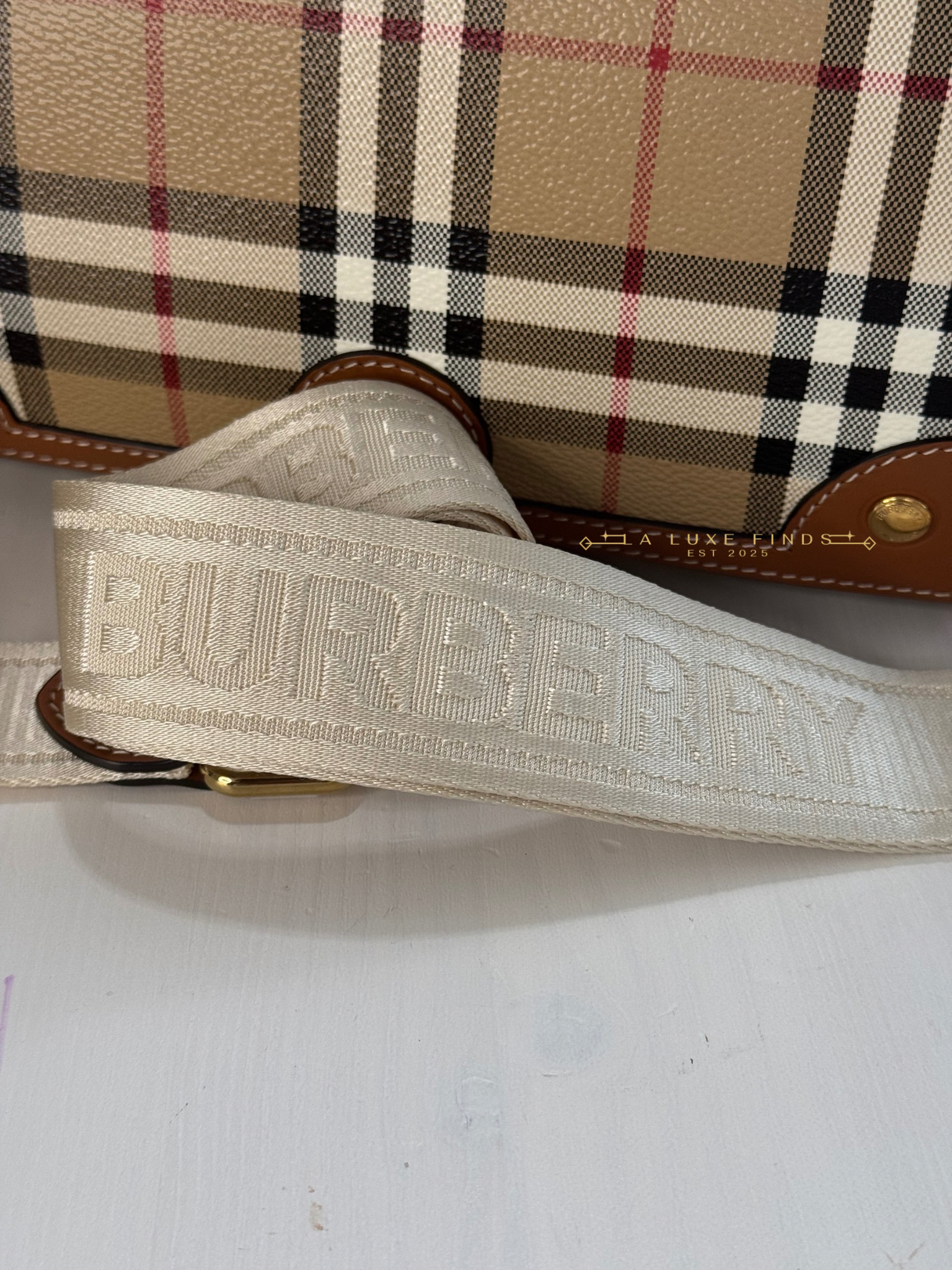 BURBERRY Top Handle Note Bag