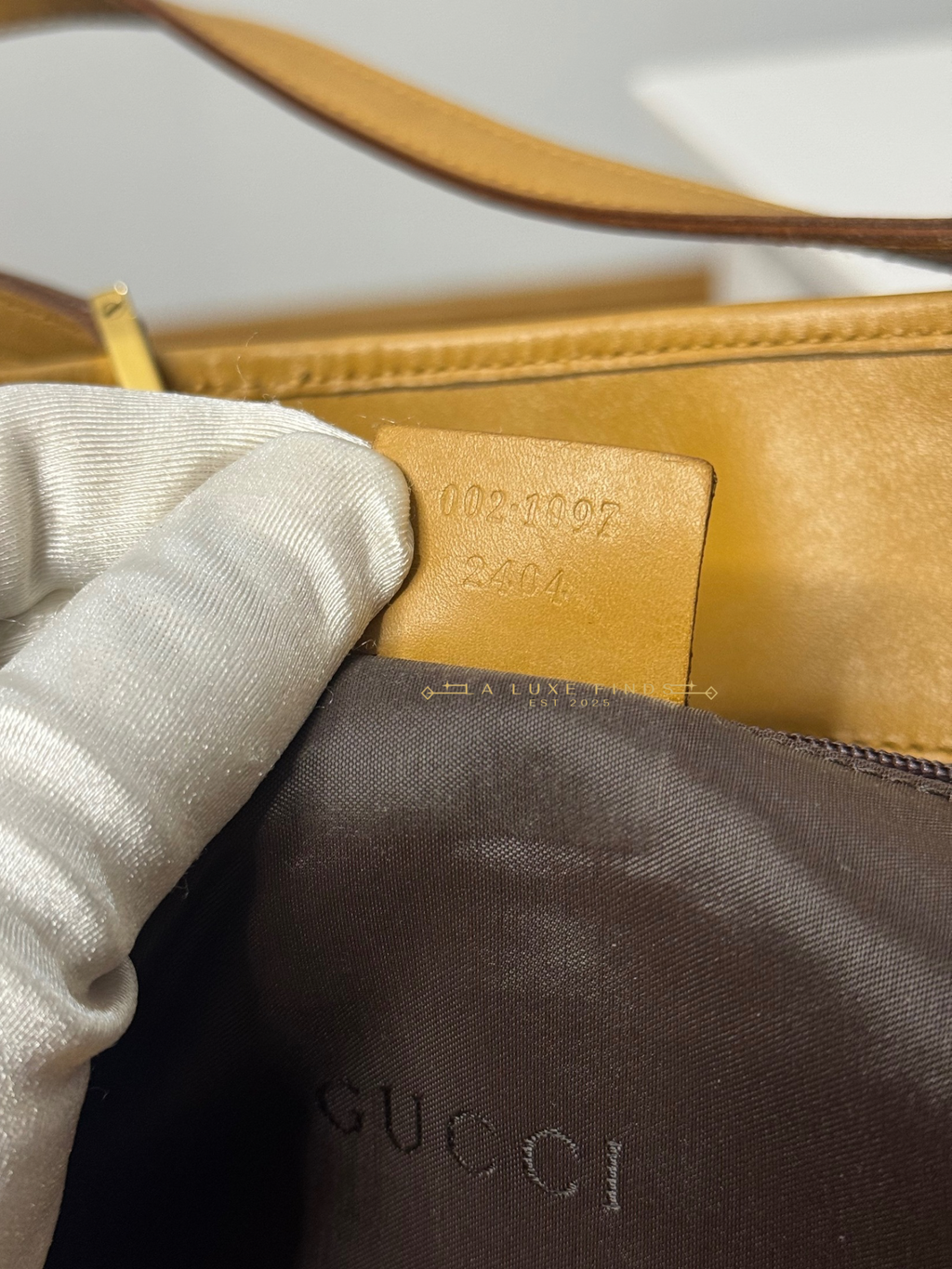 GUCCI GG Canvas Bucket Shopping Tote