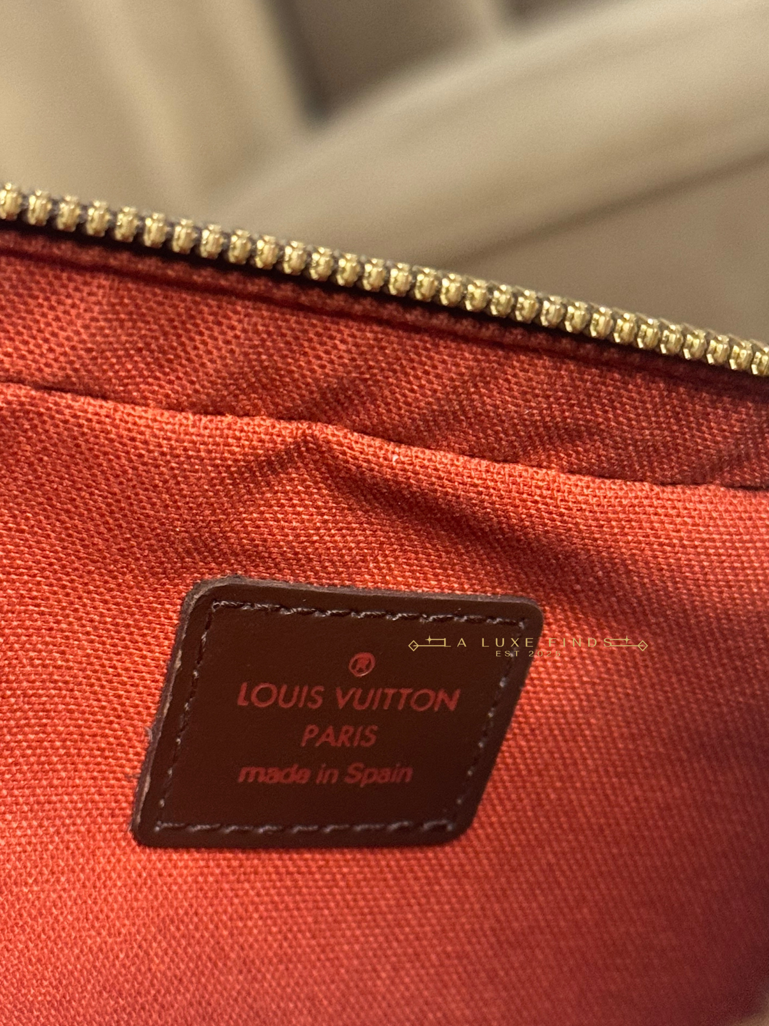 LOUIS VUITTON Geronimo Damier Ebene