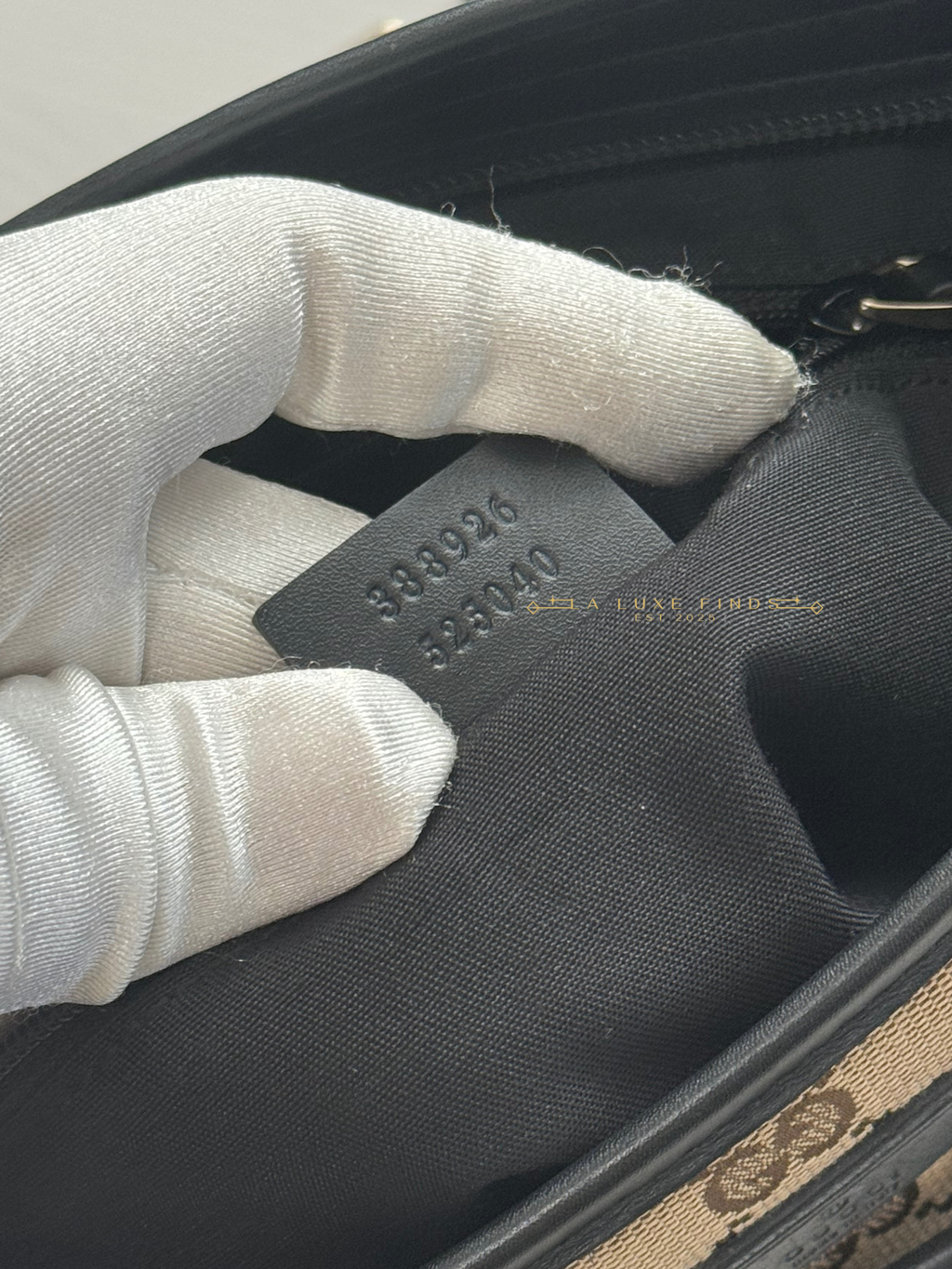 GUCCI GG Canvas Sherry Line Crossbody