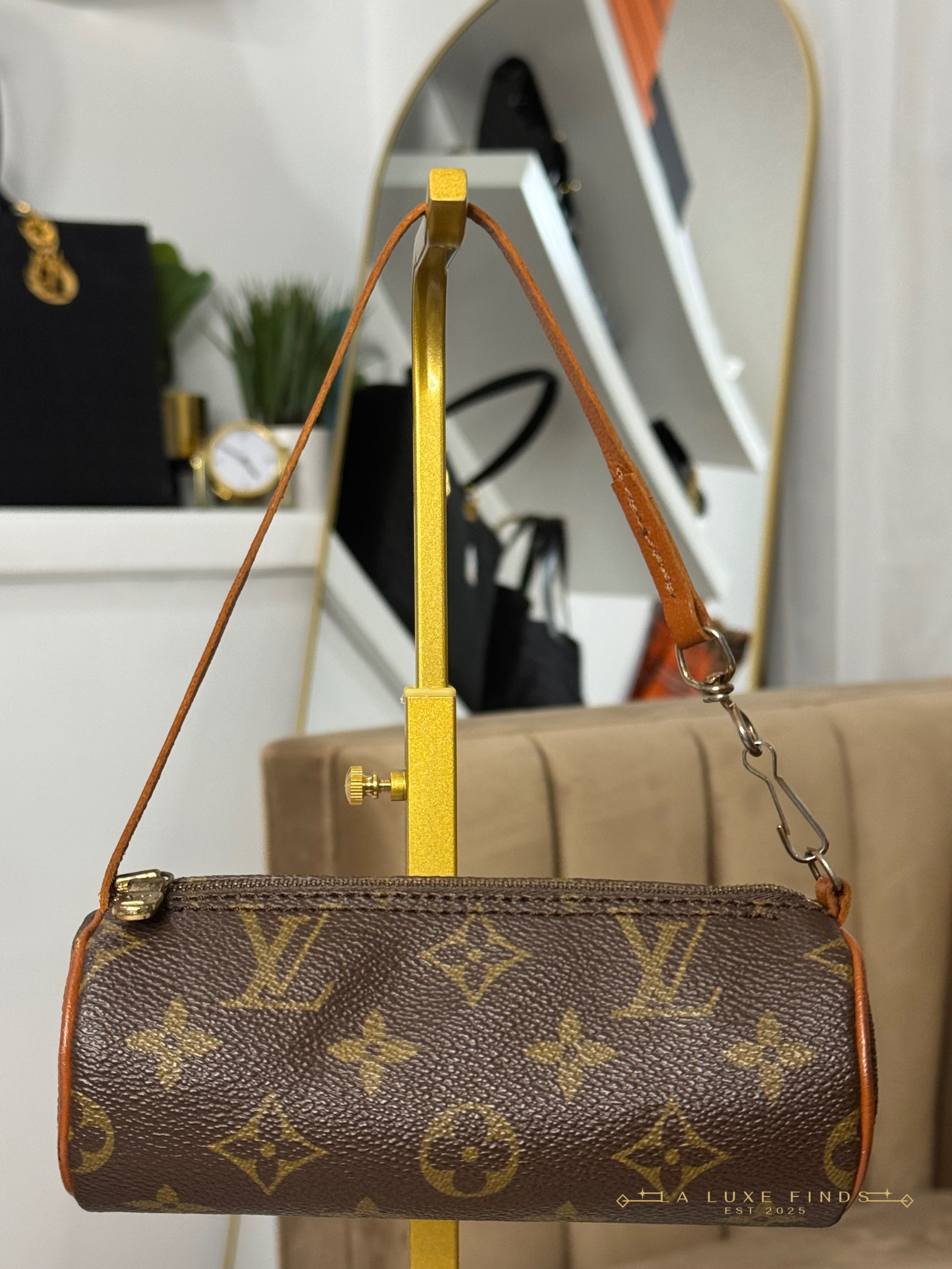 LOUIS VUITTON Papillon with Pouch