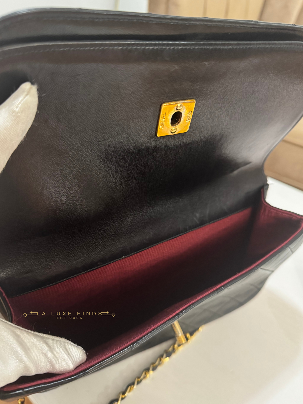 CHANEL Half Moon Double Flap