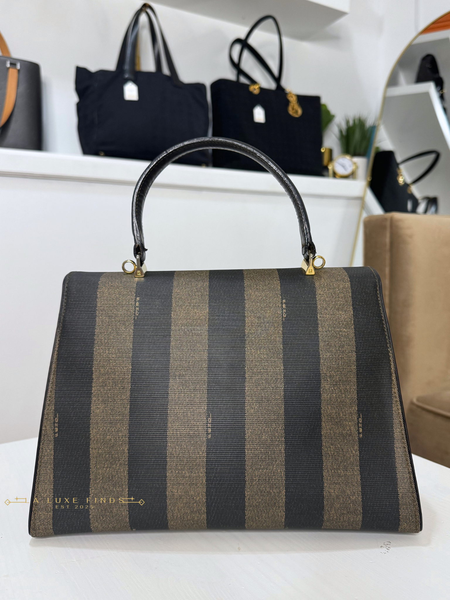 FENDI Pequin 2-Way Bag